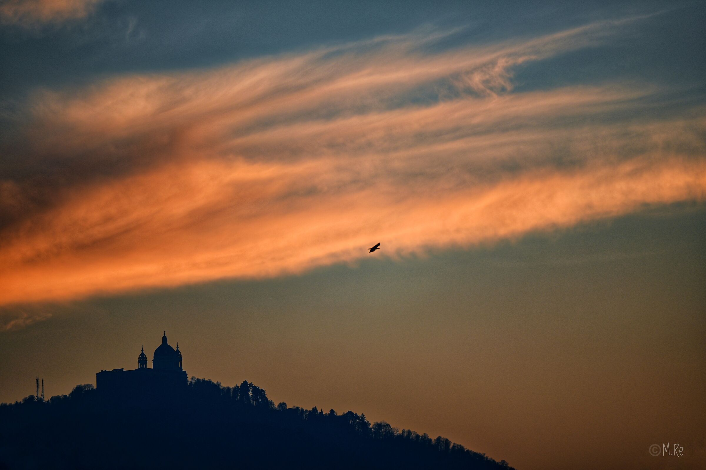 Superga in the evening