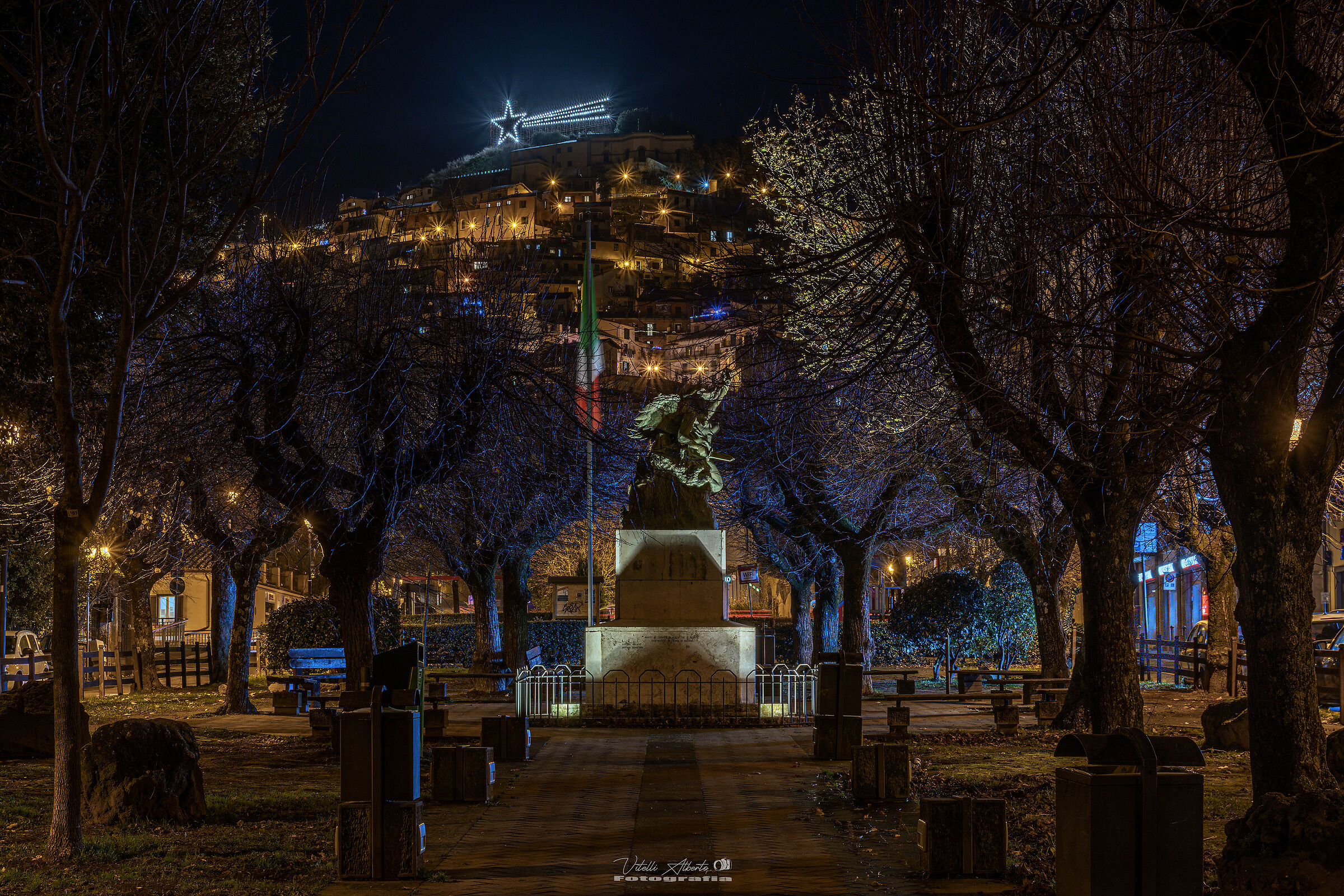 Rocca di Papa e la sua Stella Cometa