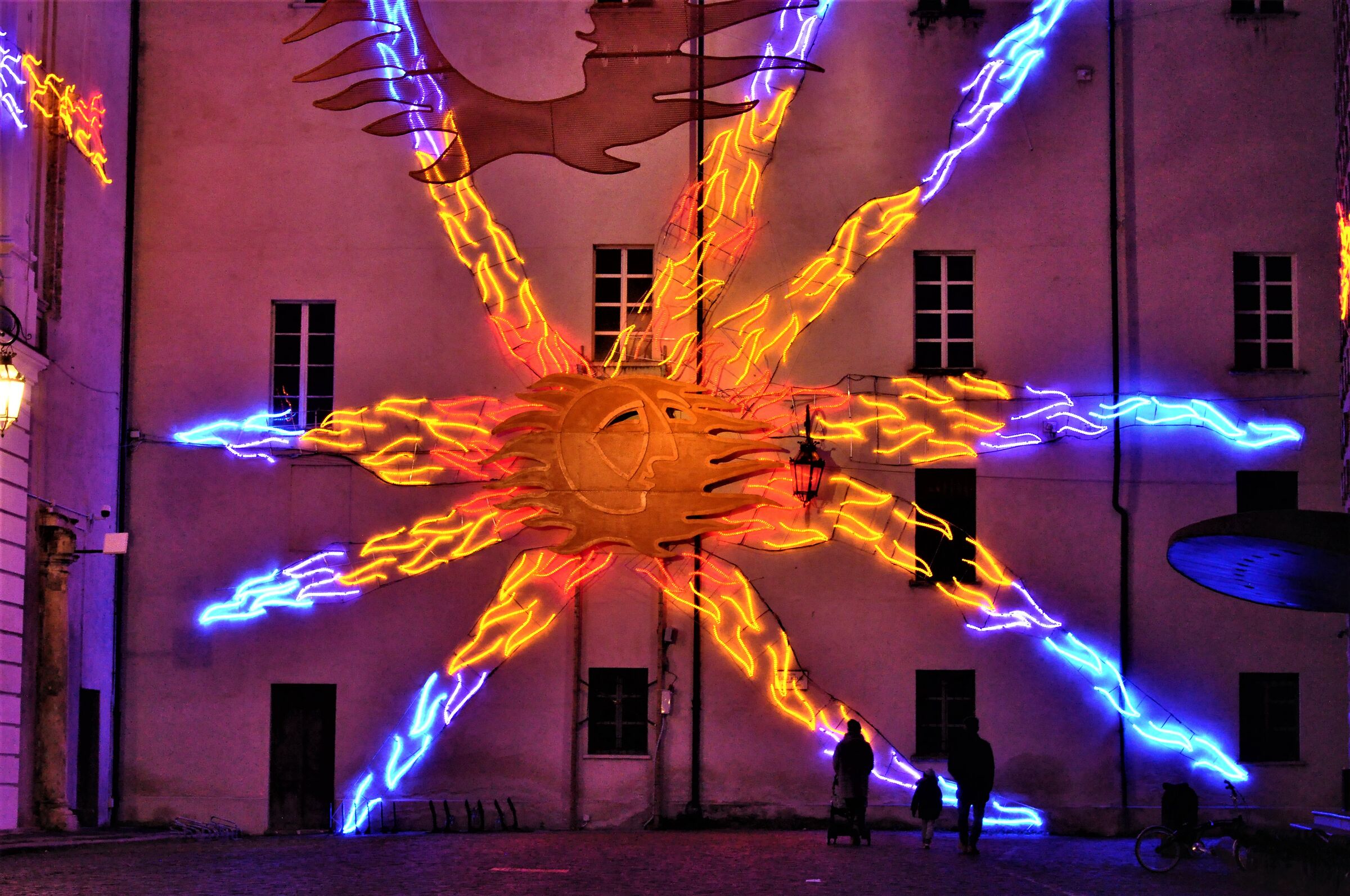 Luci d'Artista Torino vento solare