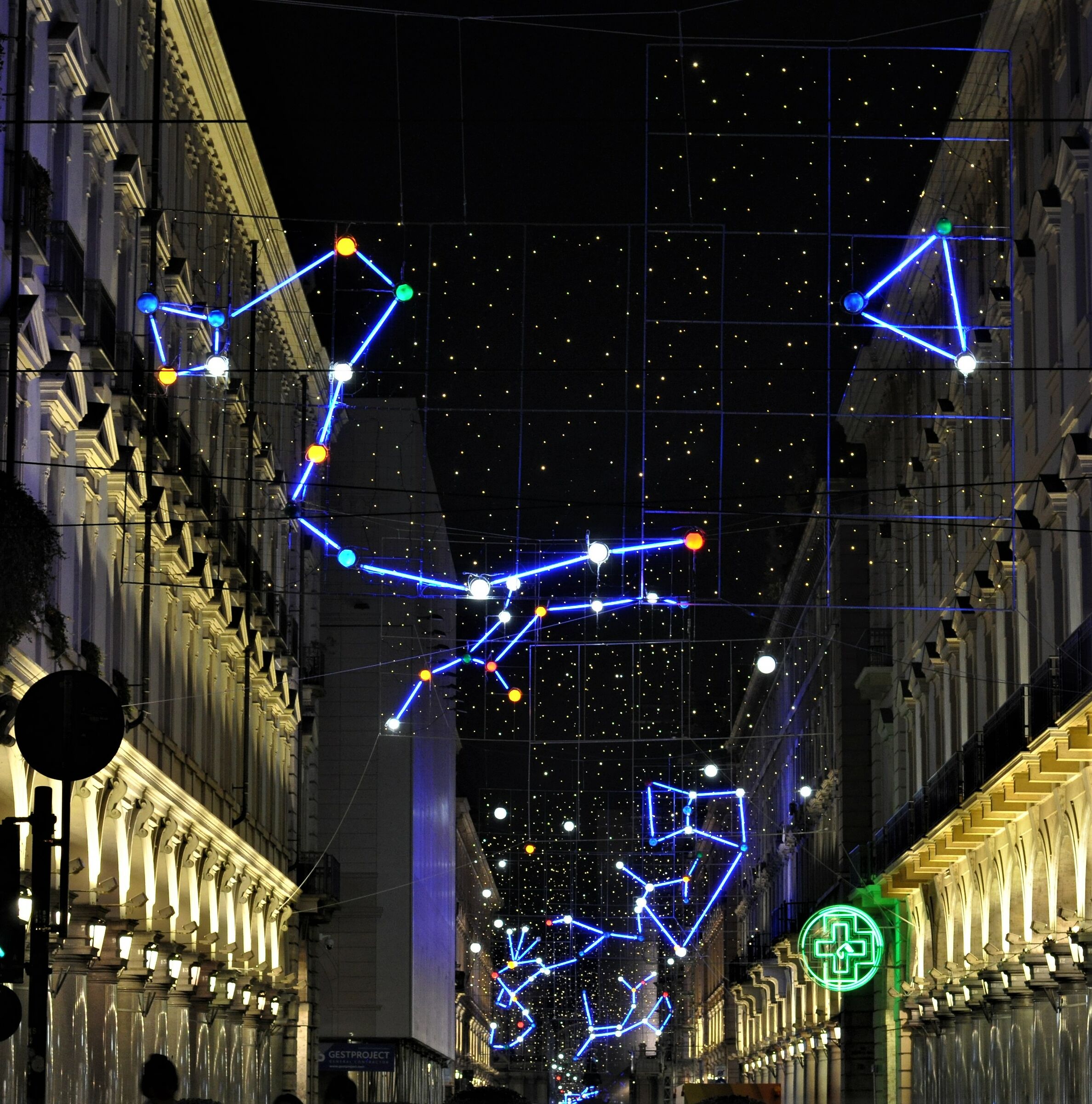 Luci d'Artista Planetario Via Roma