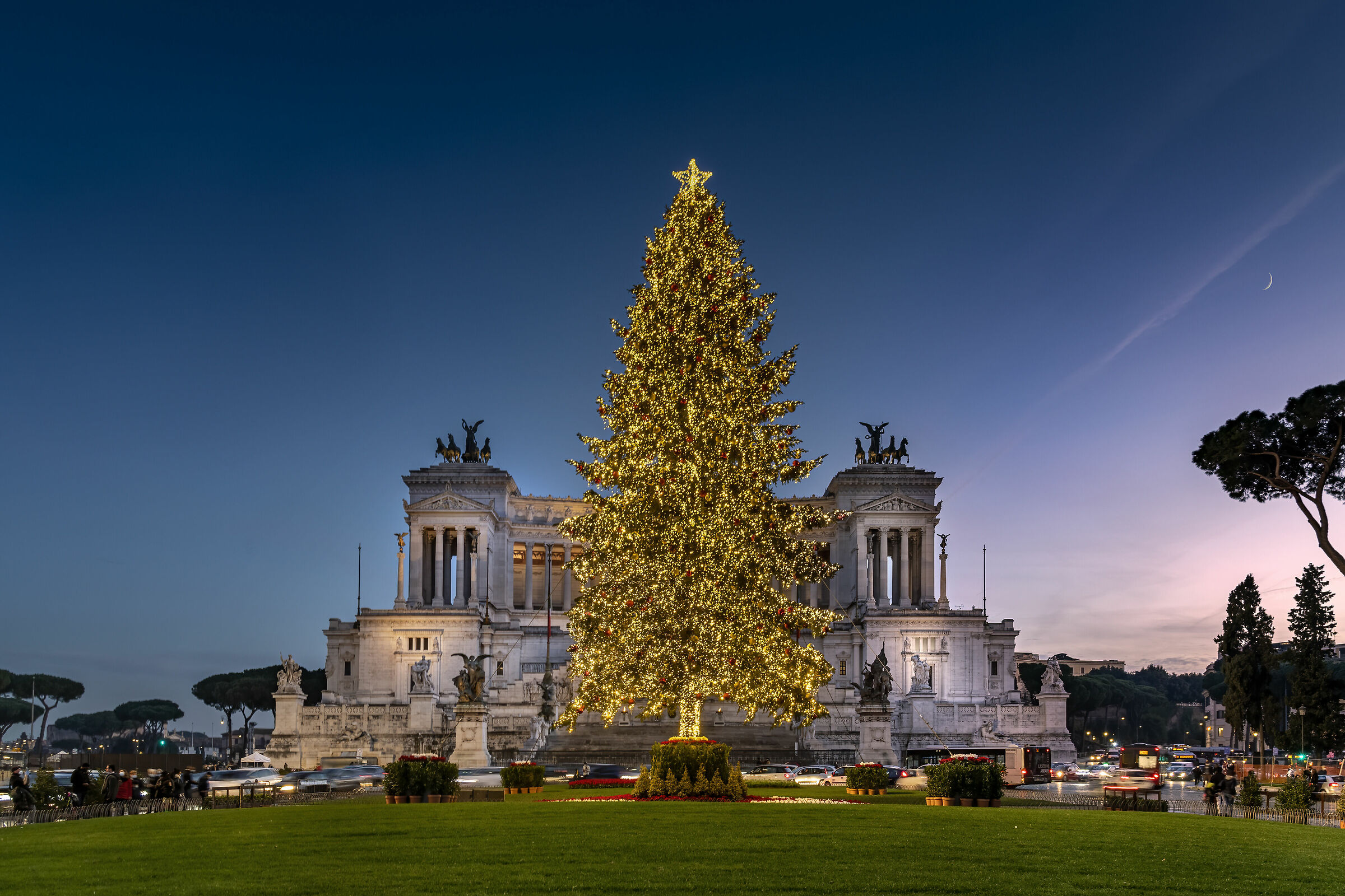 Si accende il Natale a Roma ...