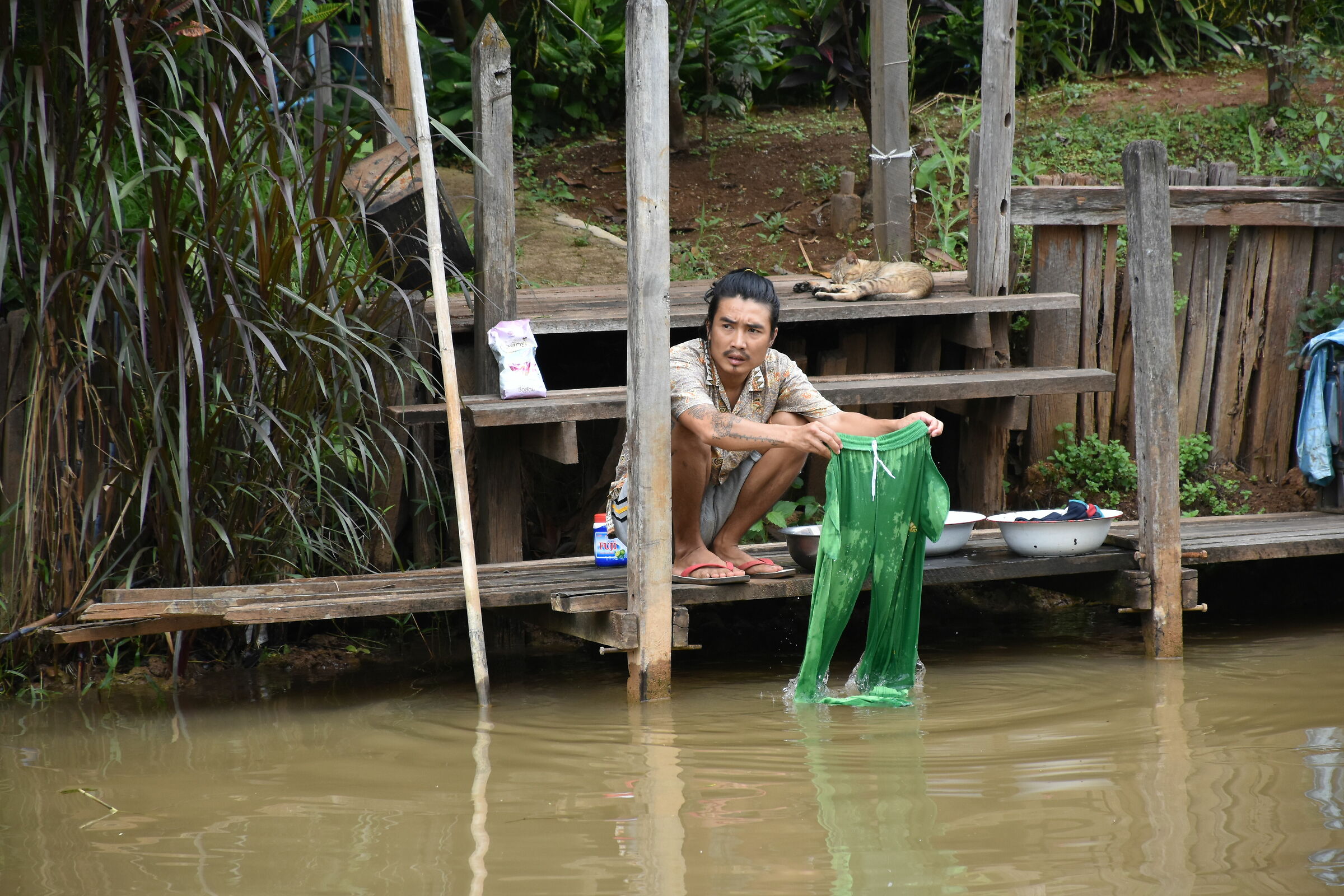 bucato nel lago inle