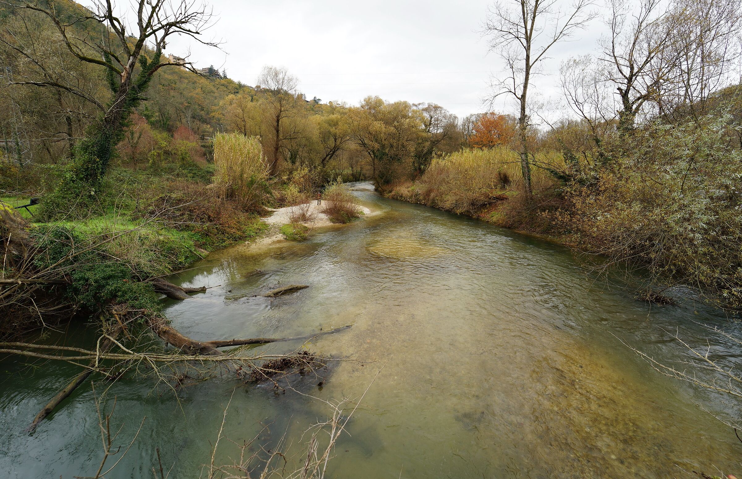 The Aniene in winter