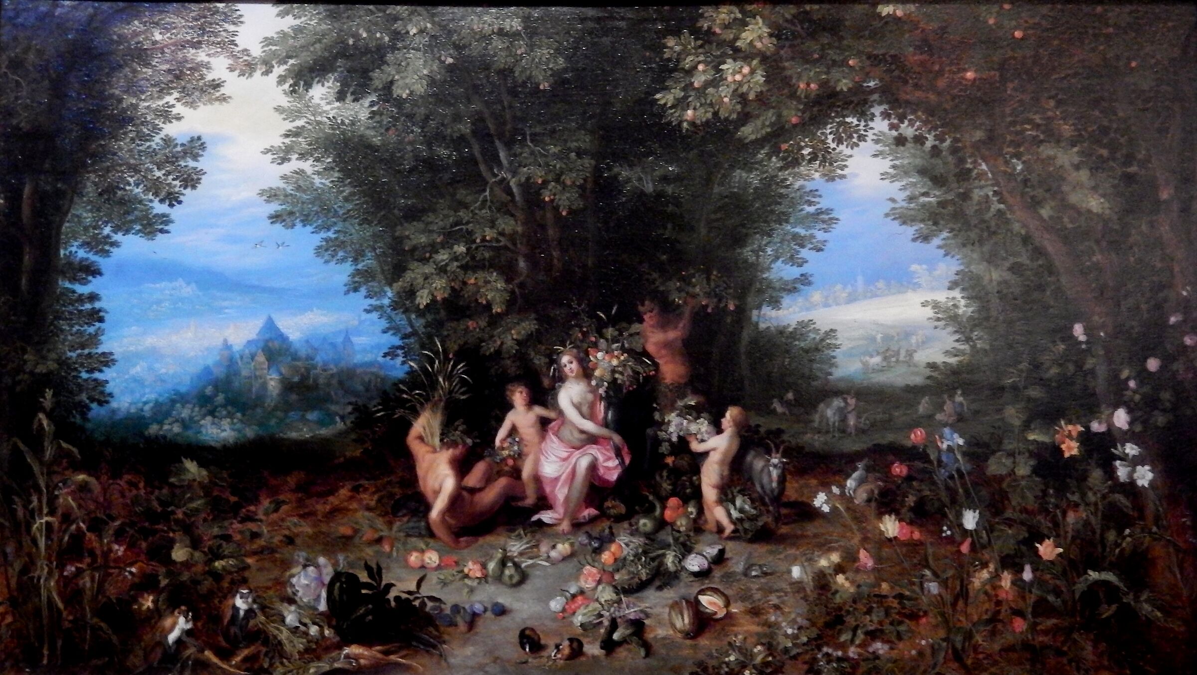 Jan Bruegel Il Giovane "Allegorie:Terra"