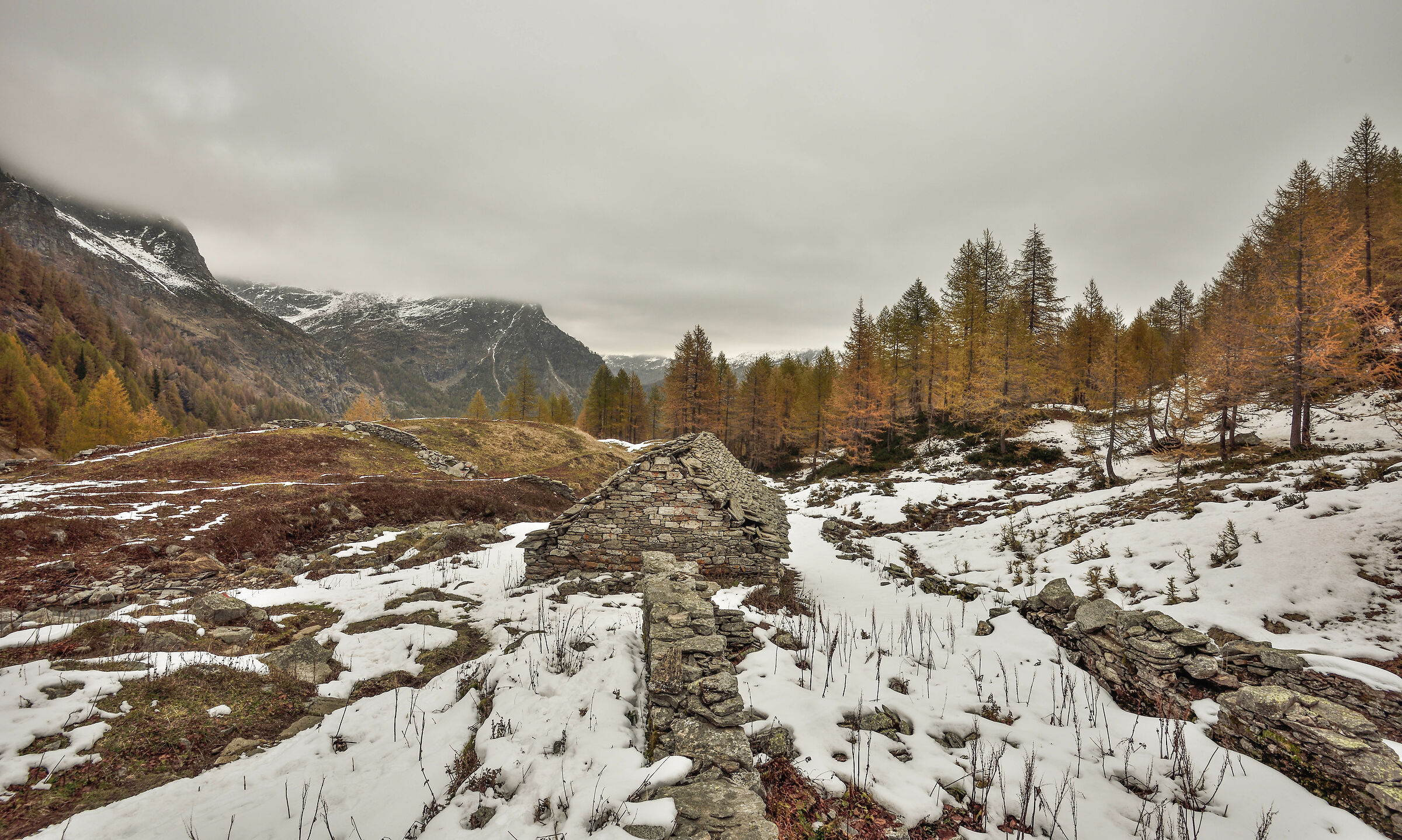 Alpe Devero nei pressi dell'Alpe Misanco