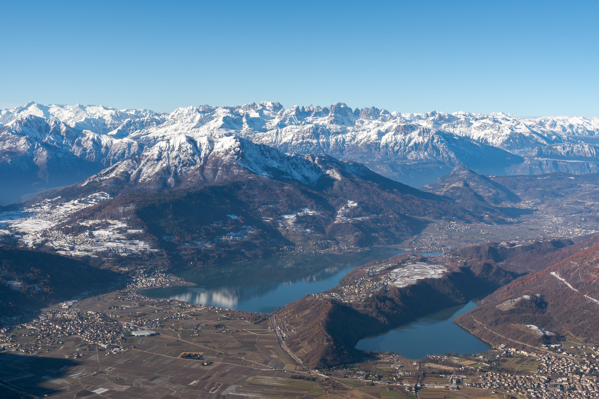 The lakes of Levico and Caldonazzo