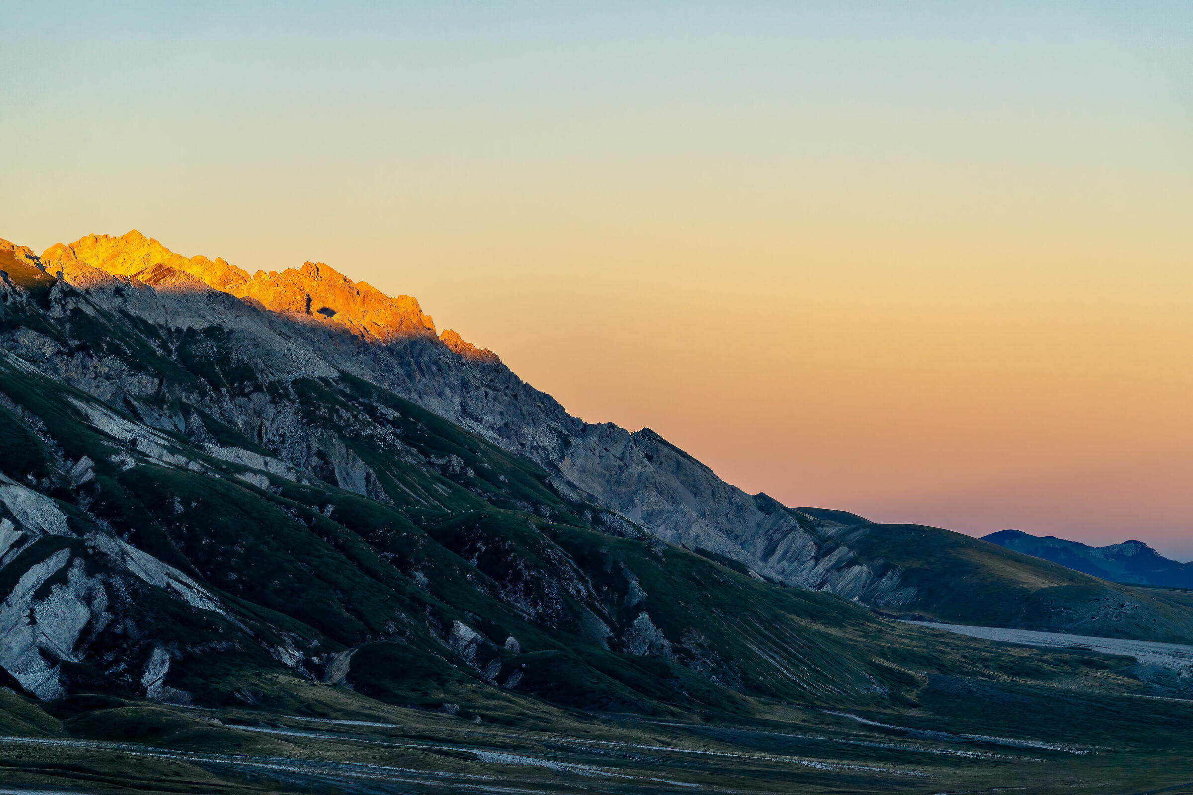 Il tramonto a Campo Imperatore