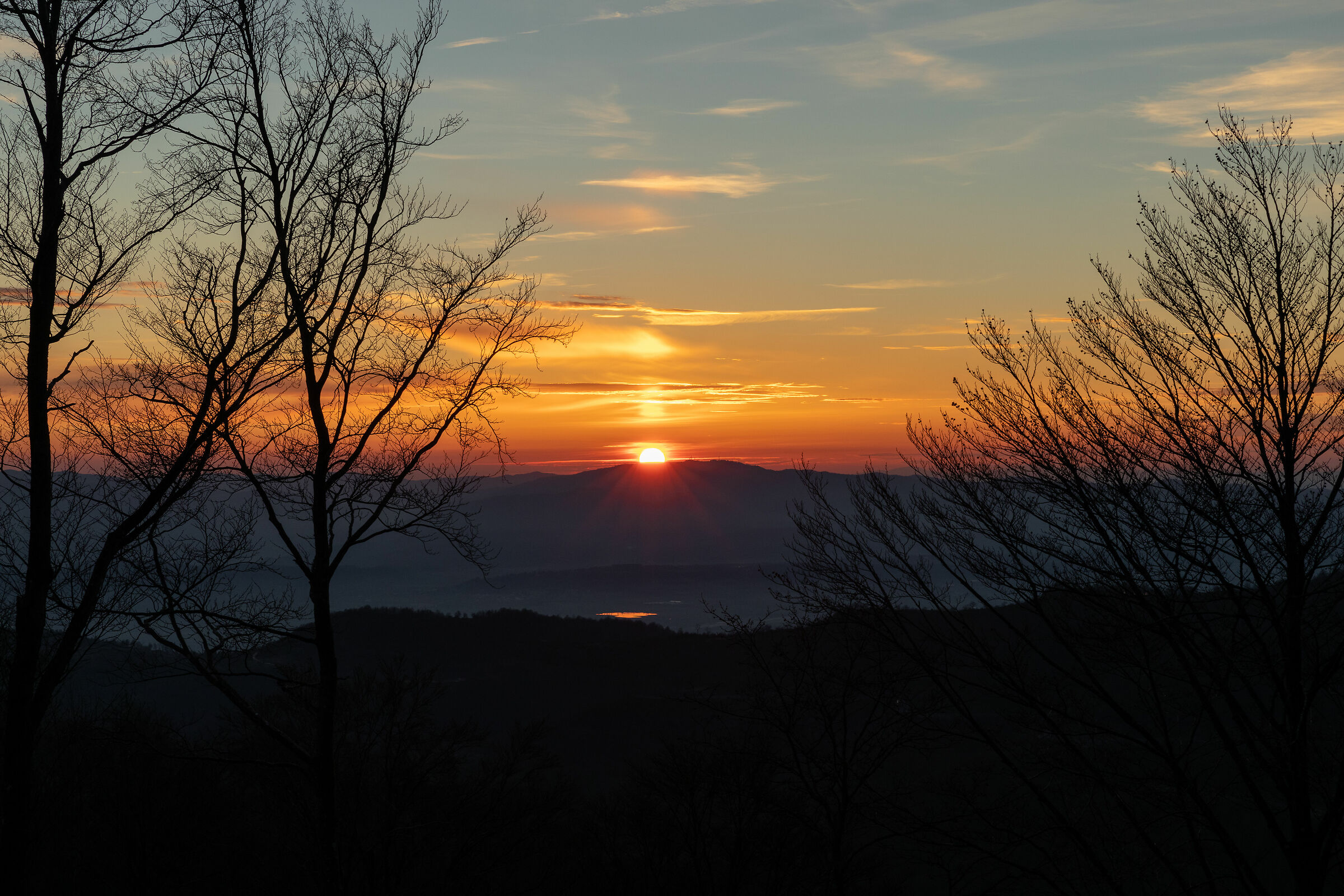 Sunset from Bocca Trabaria