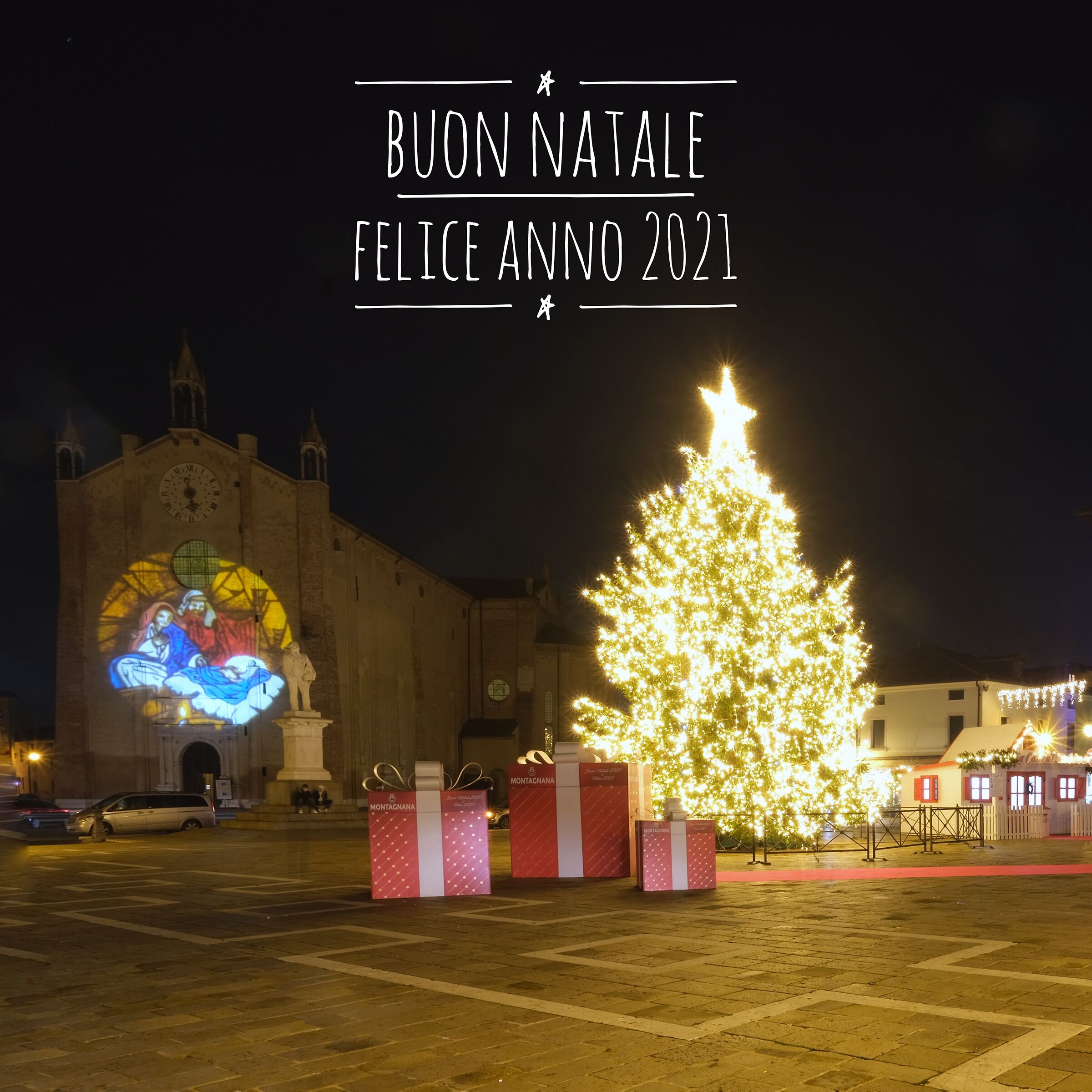 Buone Feste dalla Piazza di Montagnana