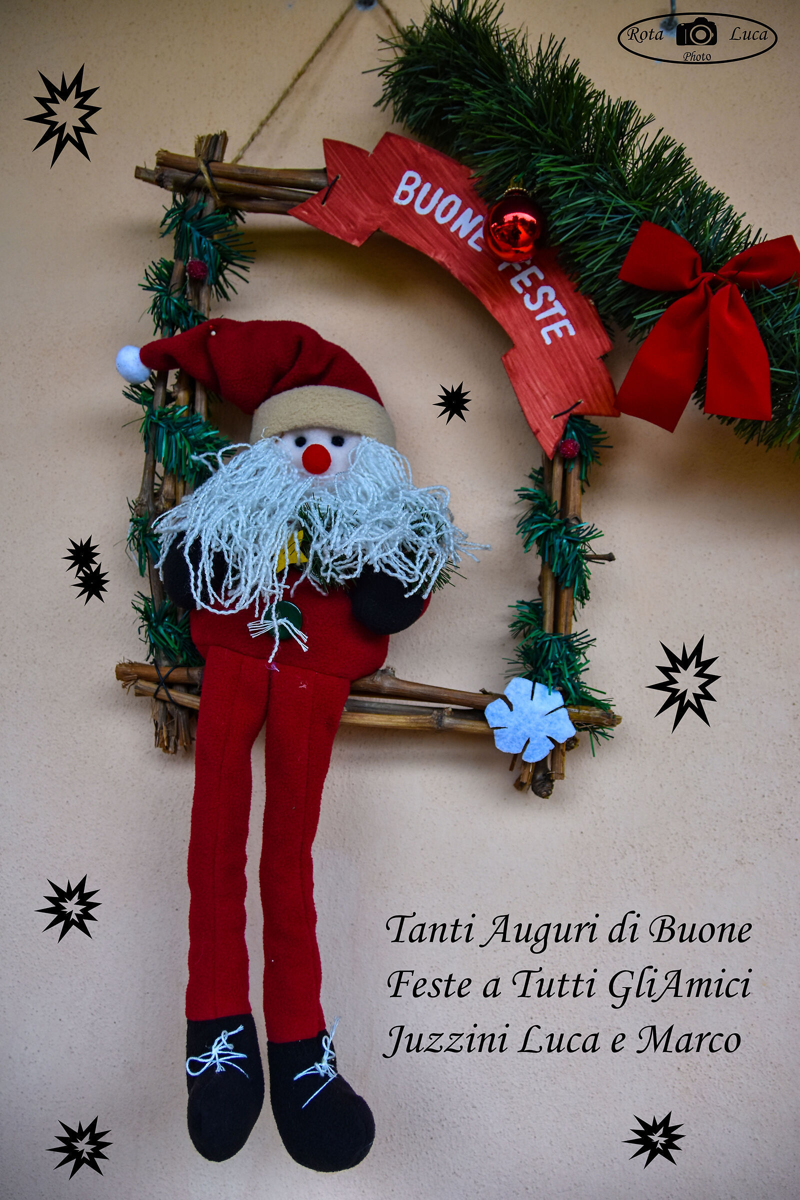 Best wishes to all Juzi by Luca and Marco