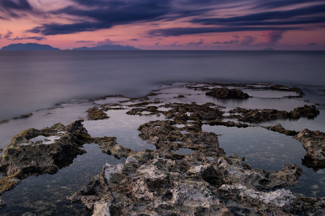 Venus pool at sunset