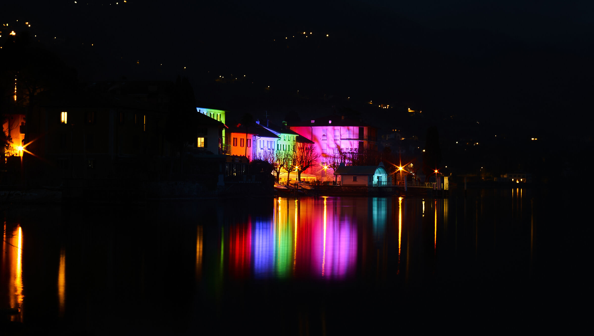 A colorful village