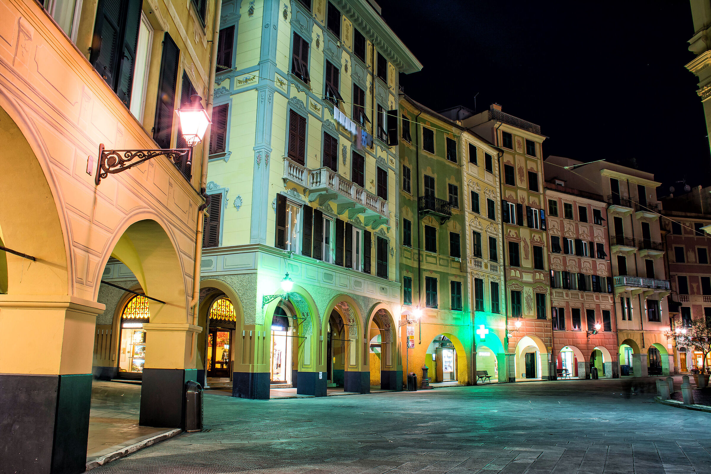 Santa Margherita Ligure at night