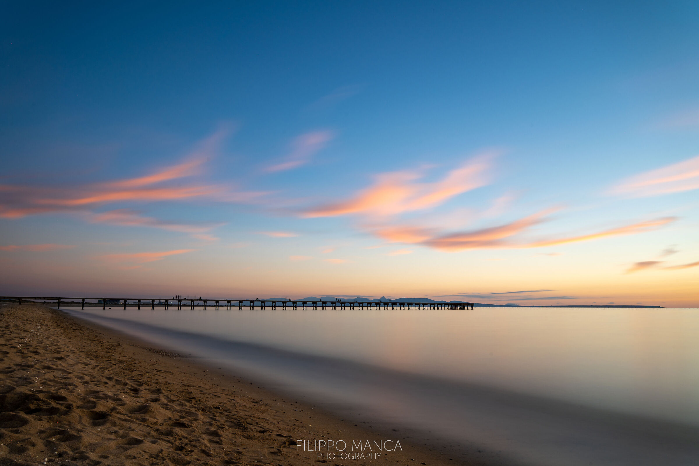 Sunset at the pier