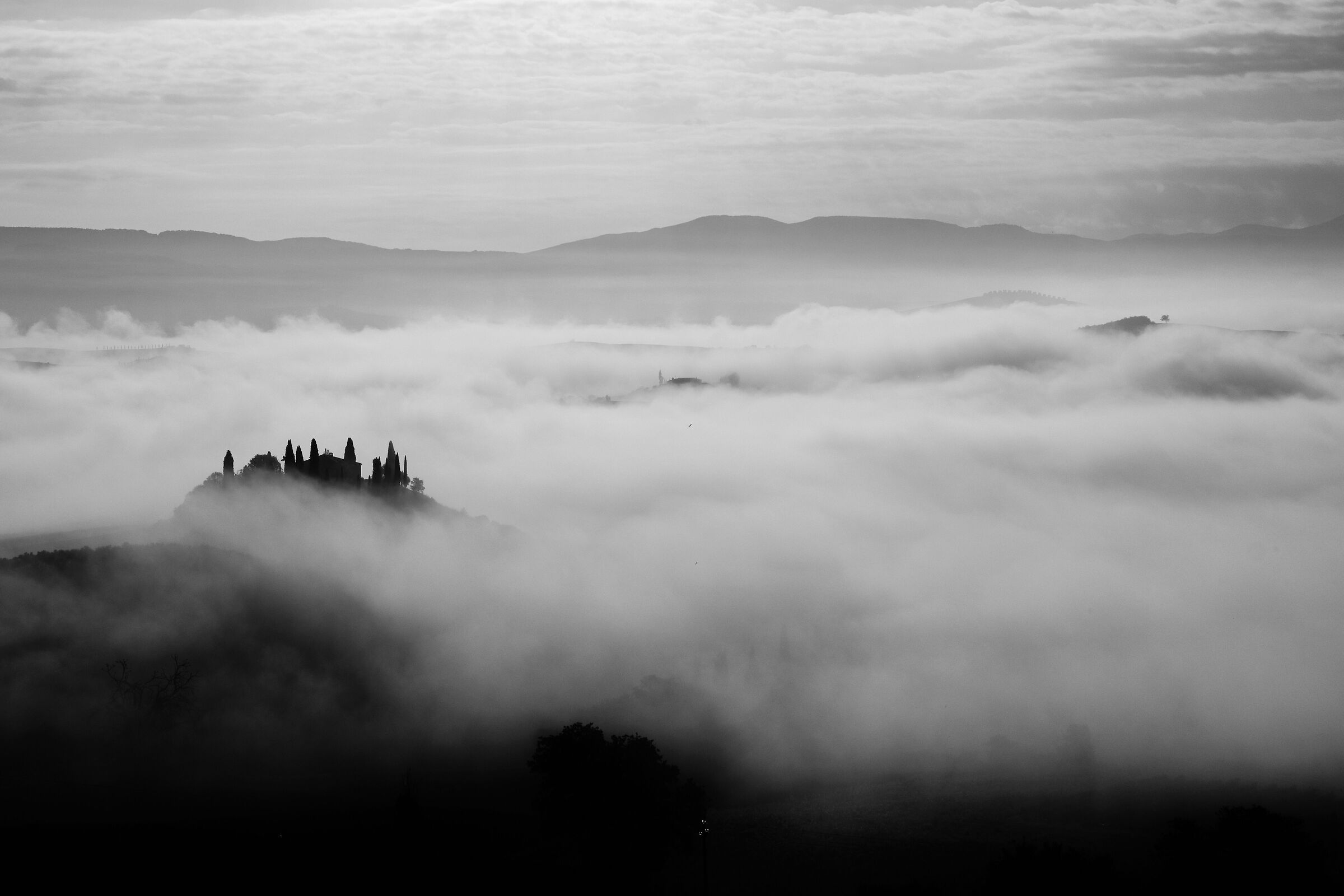 Autumn sunrise at Podere Belvedere