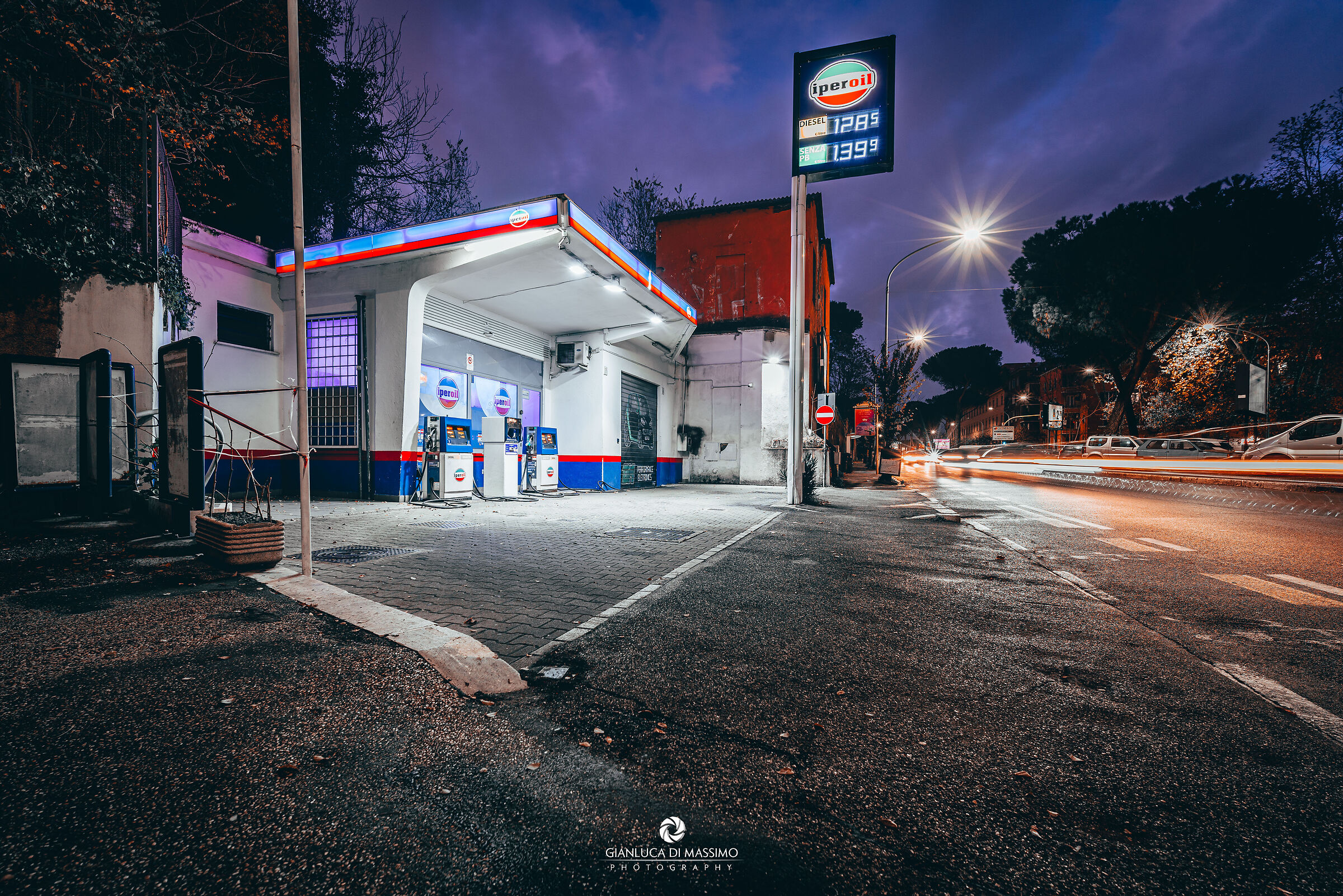 Cyber Punk Gas Station