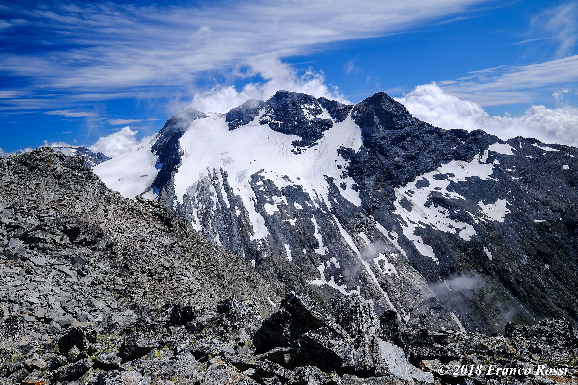 Mount Leone from hubschhorn