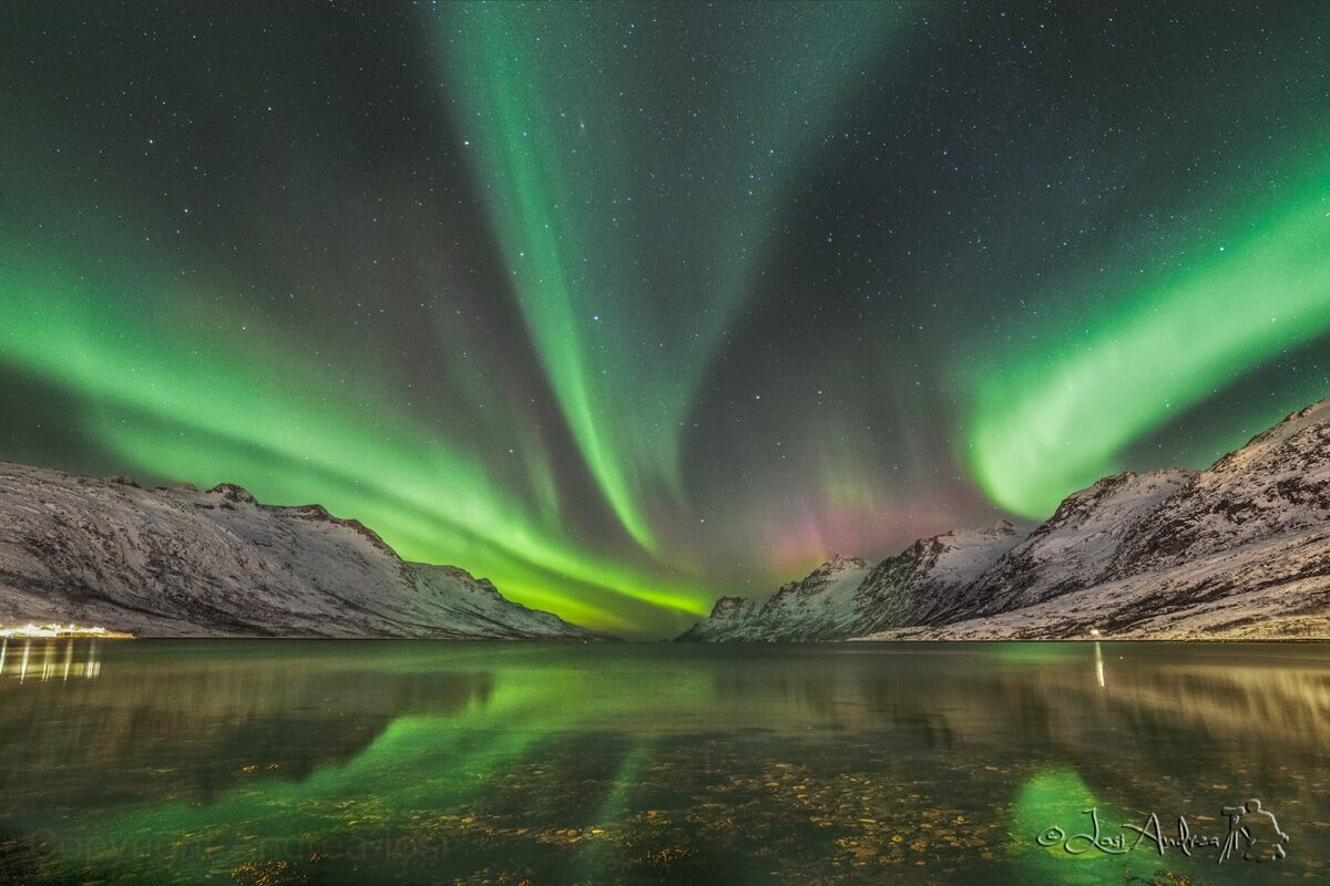 Tromso aurora boreale