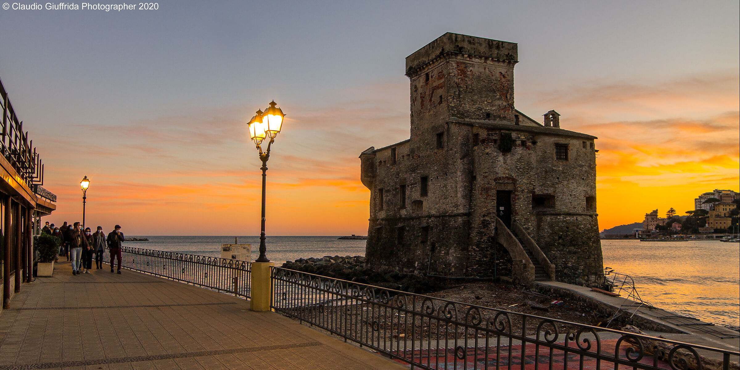Passeggiata al tramonto
