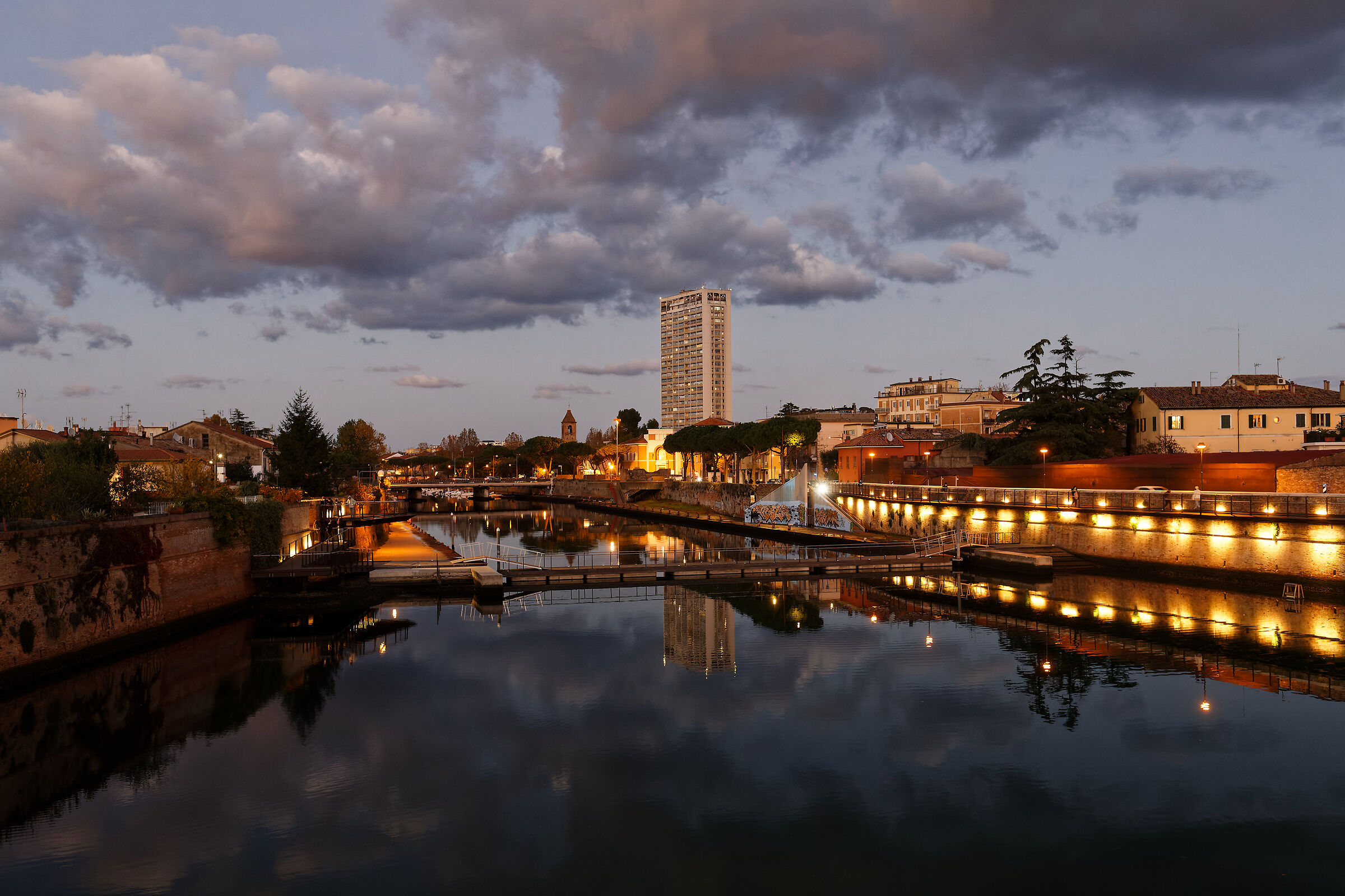 Veduta dal ponte di Tiberio