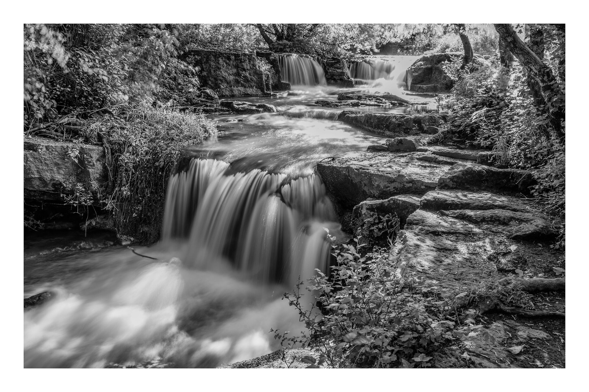 Waterfalls on the Treja River, Vejo-Lazio Park