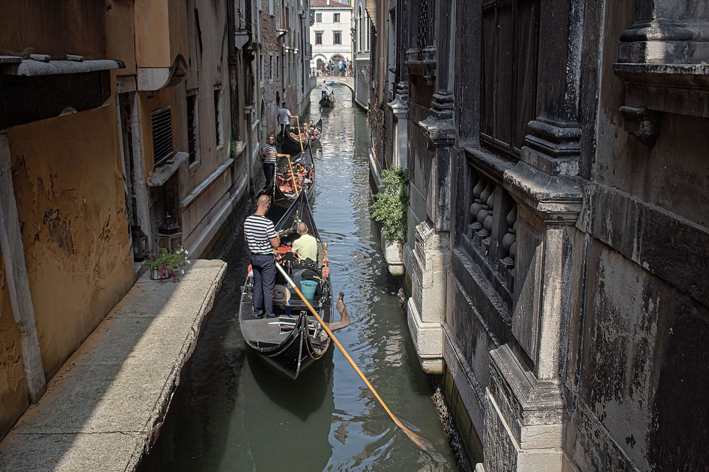 gondolieri zona Piazza San Marco Venezia 24/08/2019