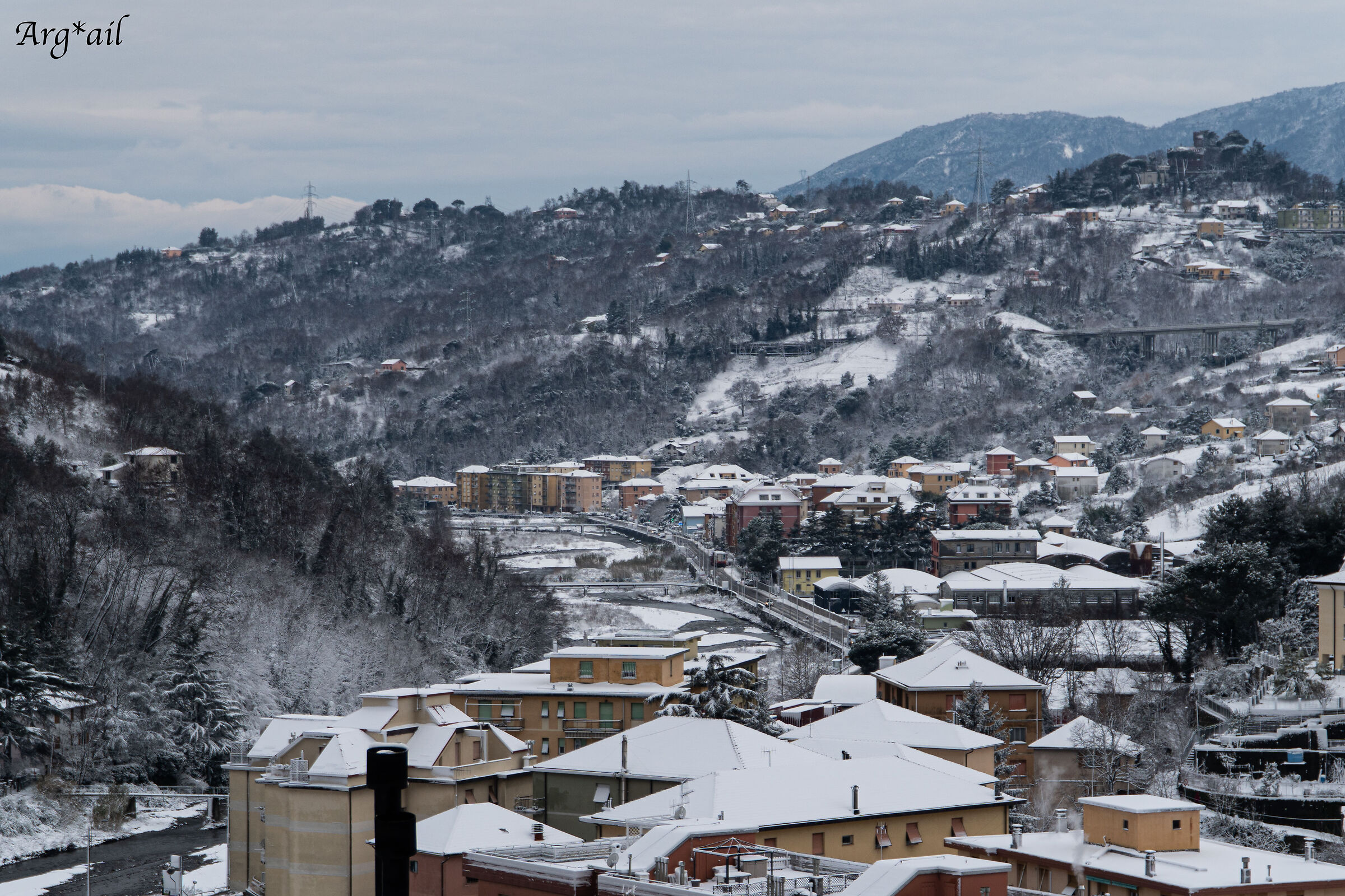 Snowy valley