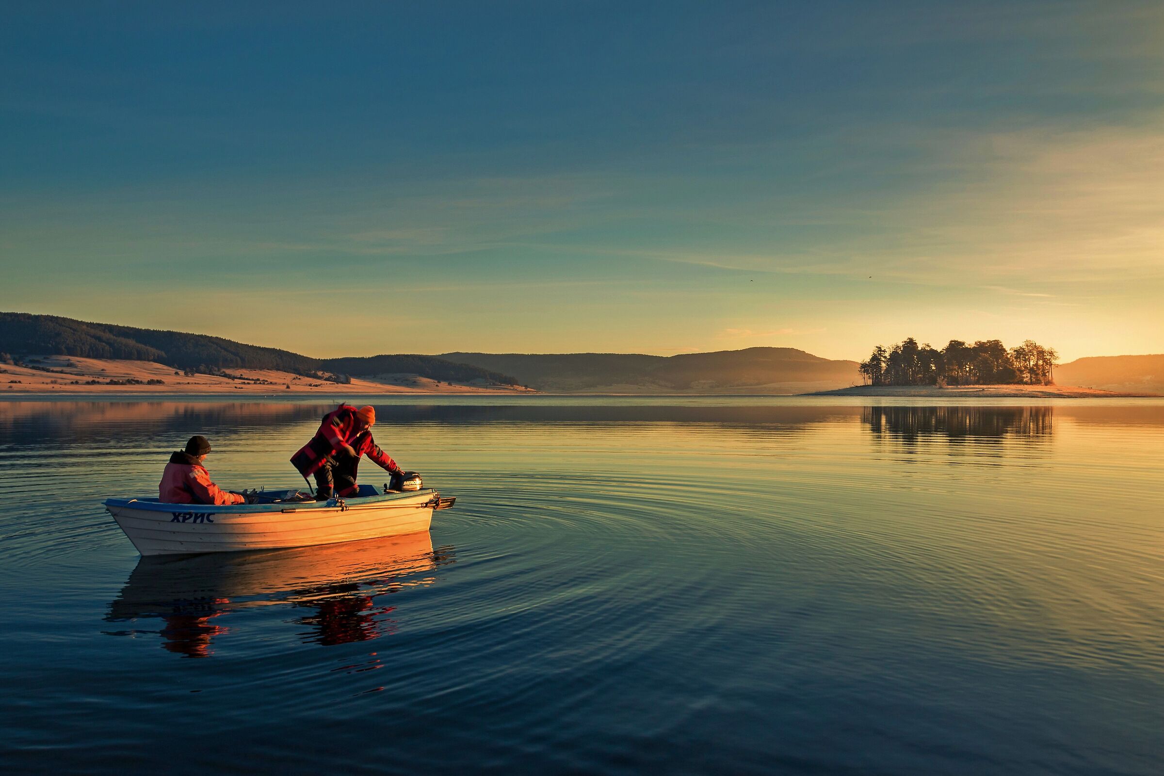 The  fishers sunrise