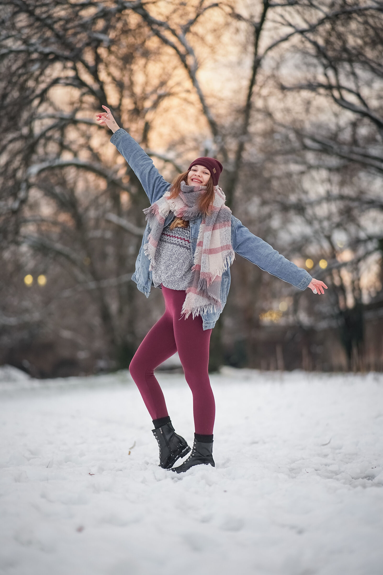 Ioana e la neve