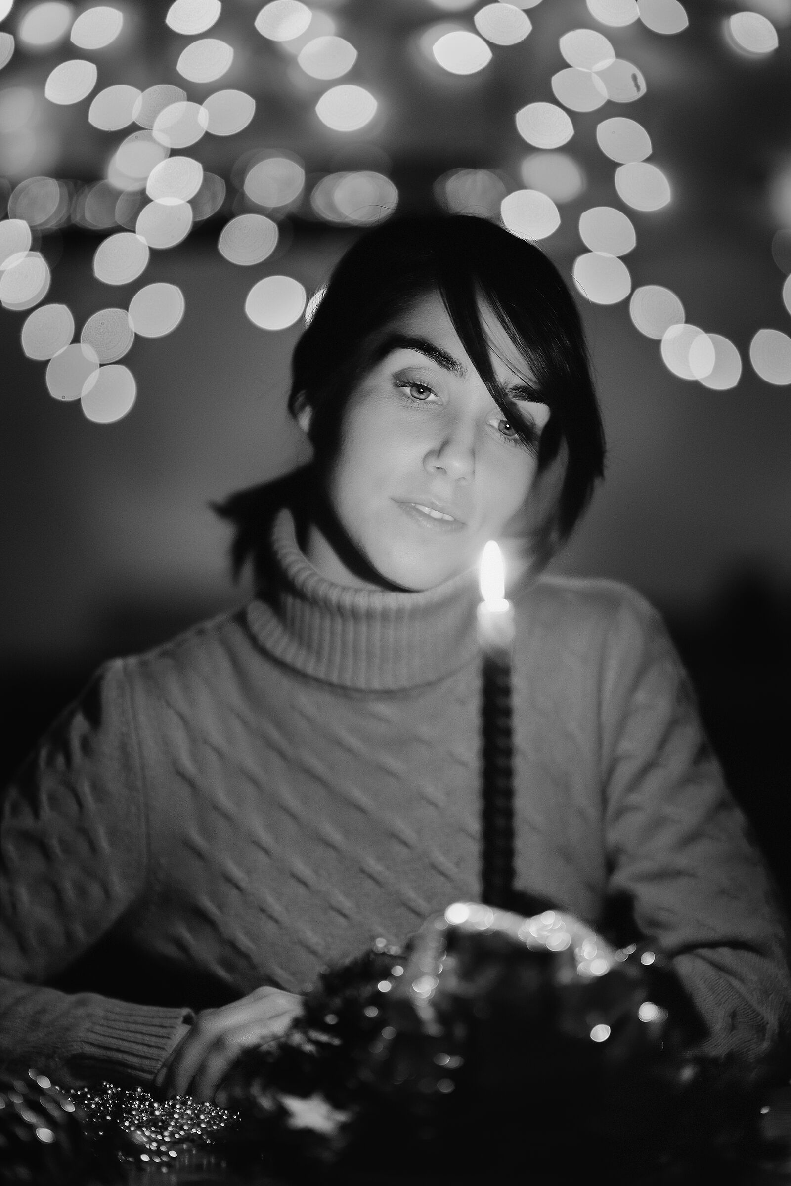 Le luci di Natale bn