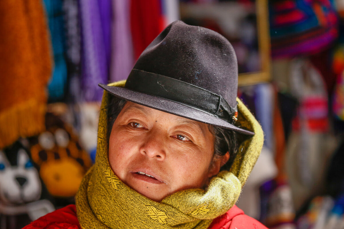 volto caratteristico andino