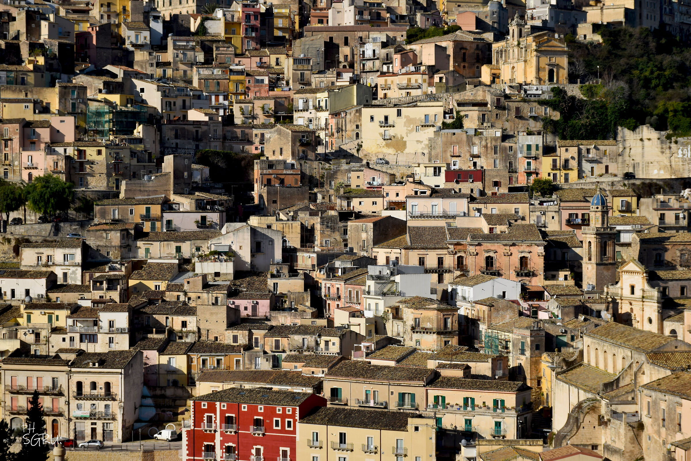 small houses piled up