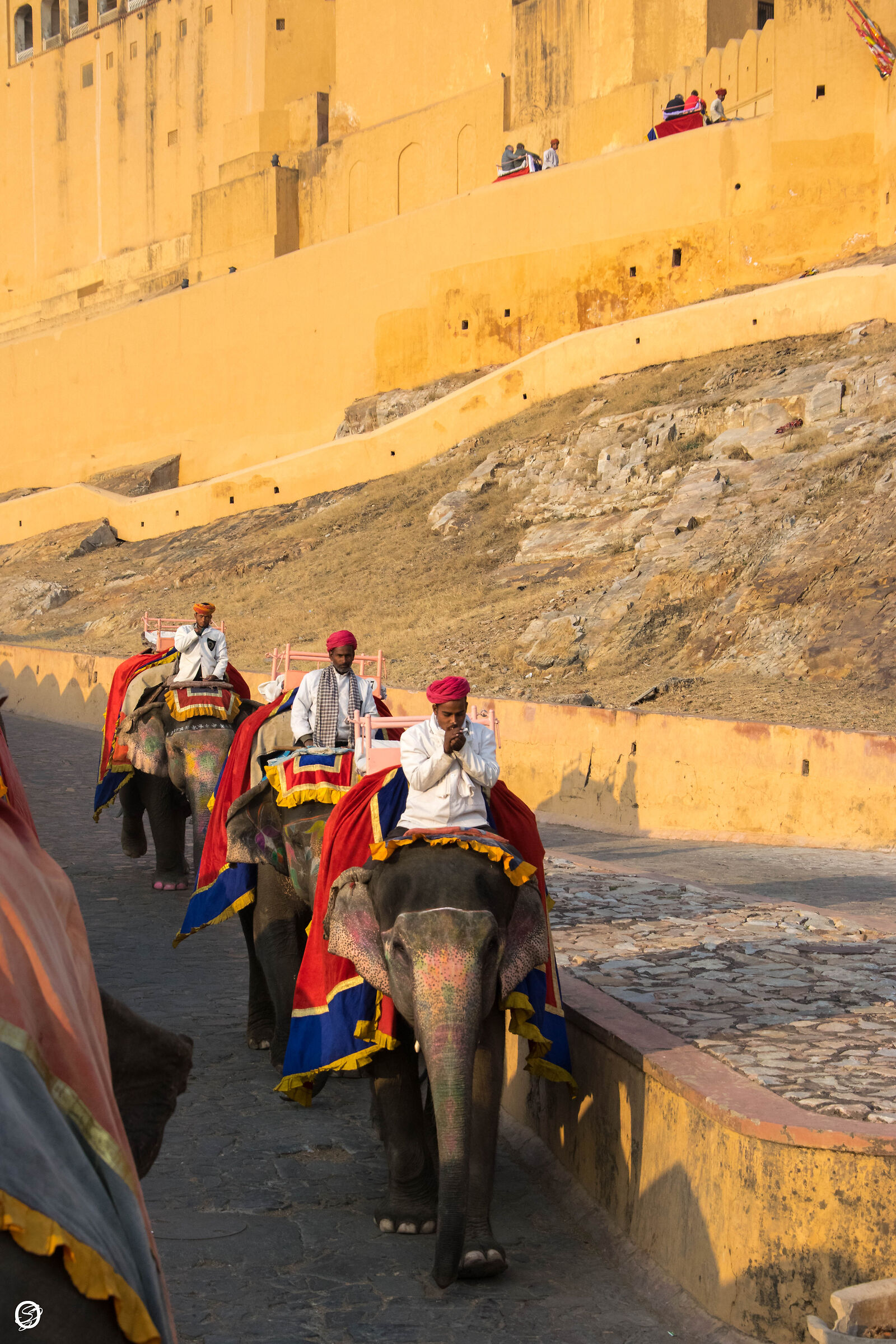 ascent to Amber Fort