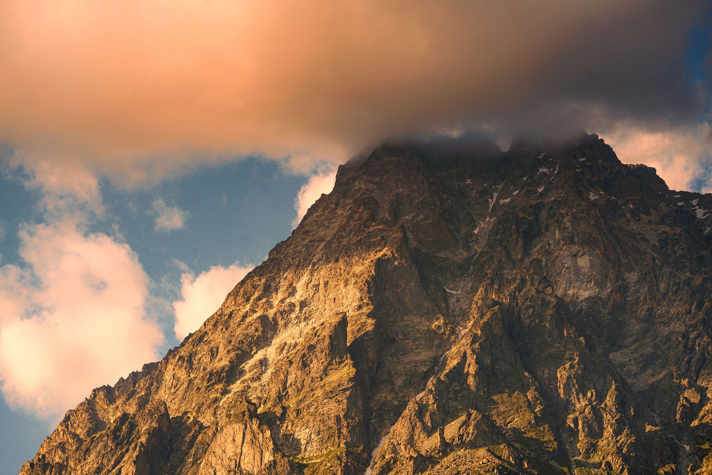 Peak of Mount Ushba (from Mazeri)