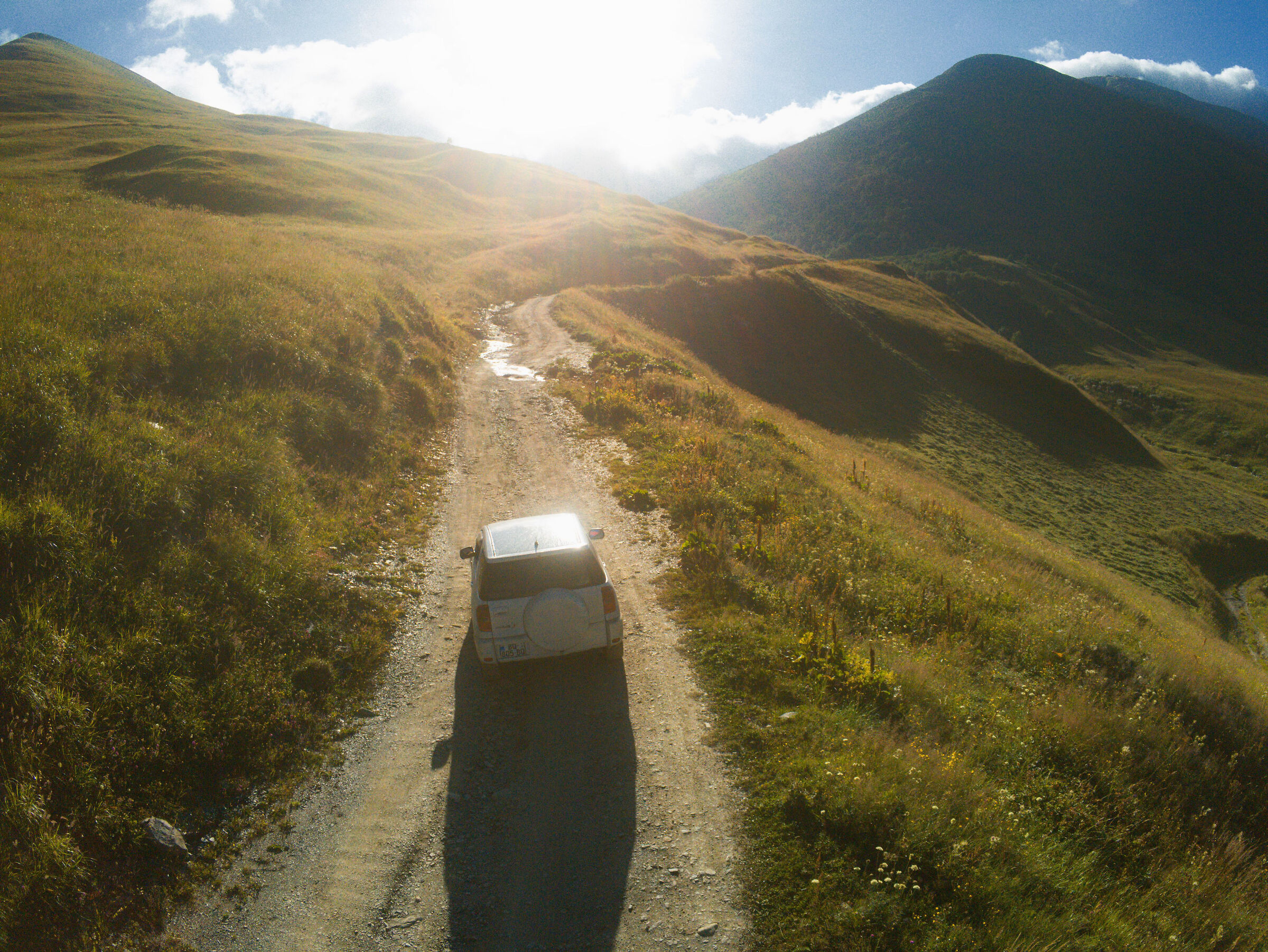 Towards the fearsome Lentekhi Pass