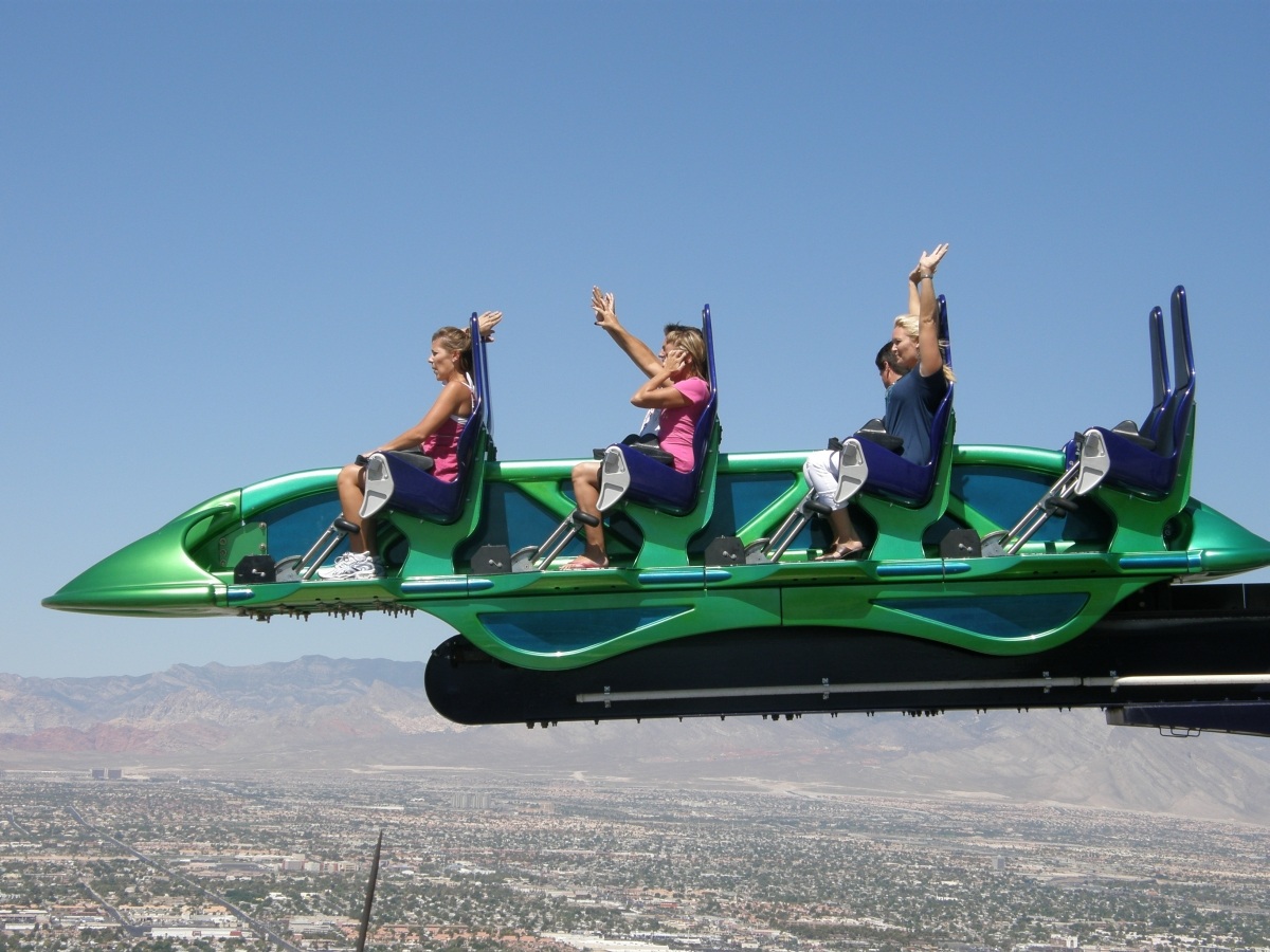 Nevada - Las Vegas - Pazzi sullo Stratosphere