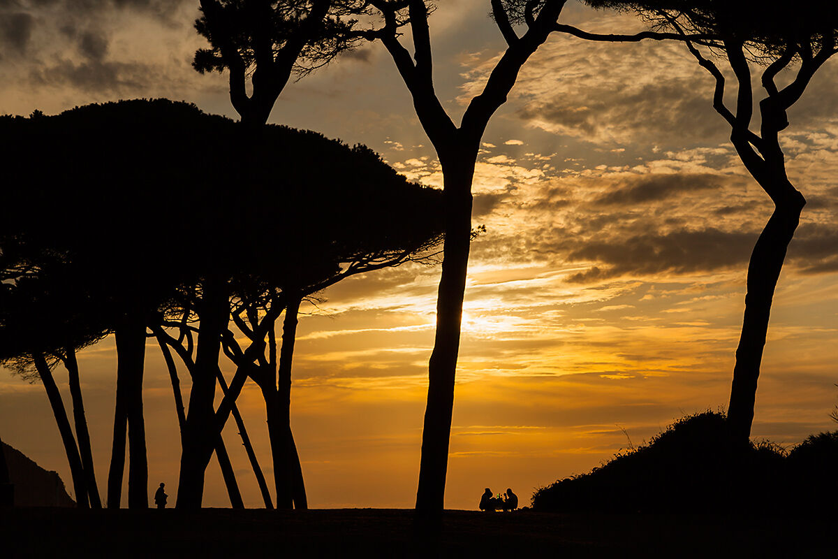 sunset at Baratti.