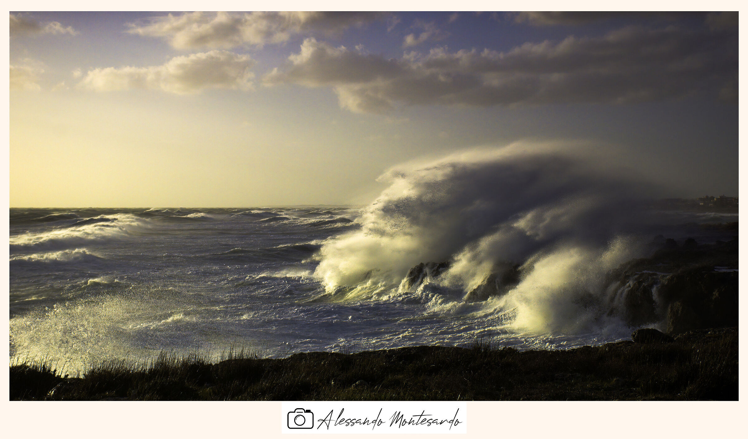 Stormy sea