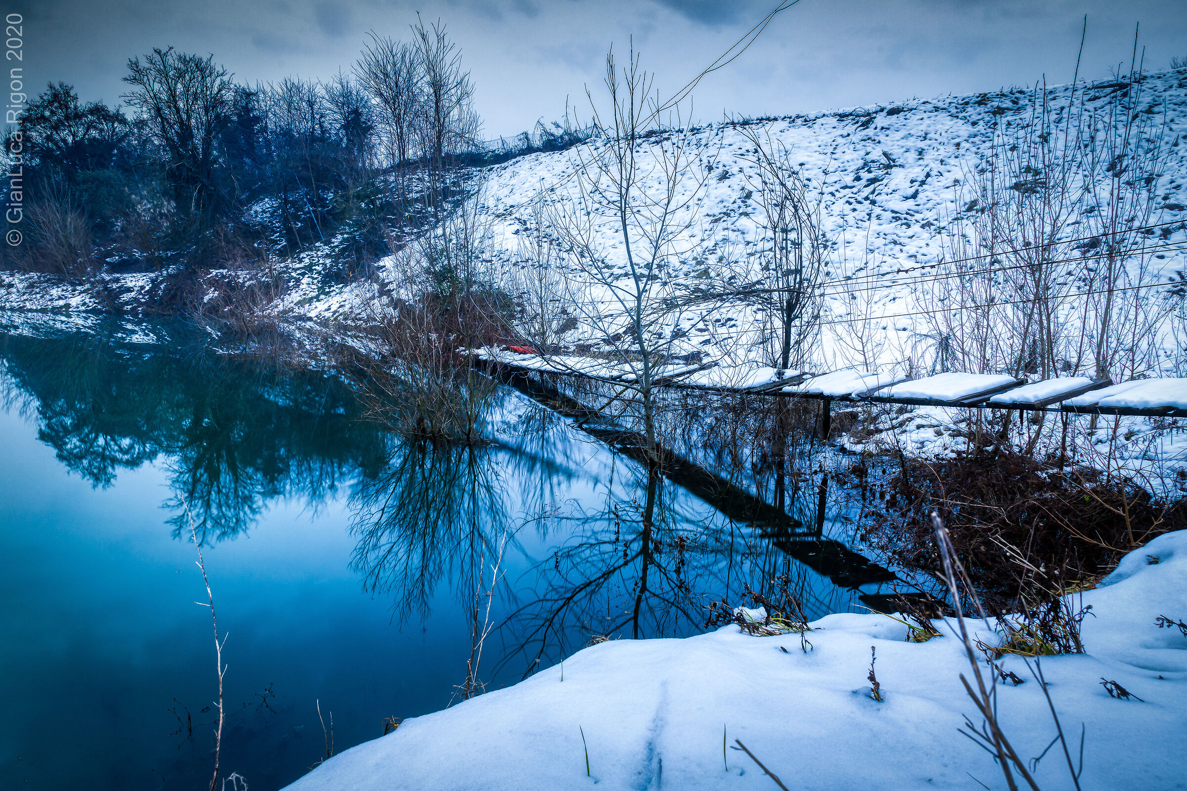 Il ponticello del laghetto