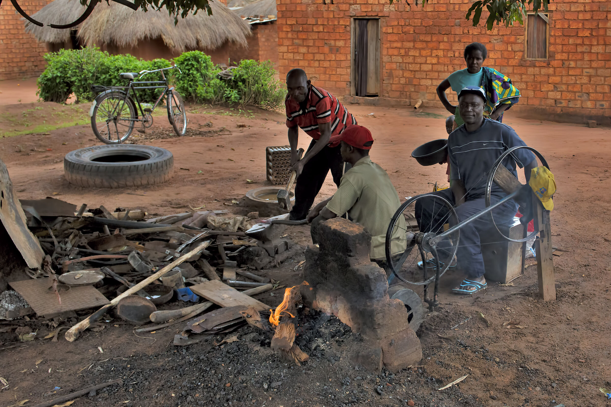 Maniscalchi congolesi a Kasenga