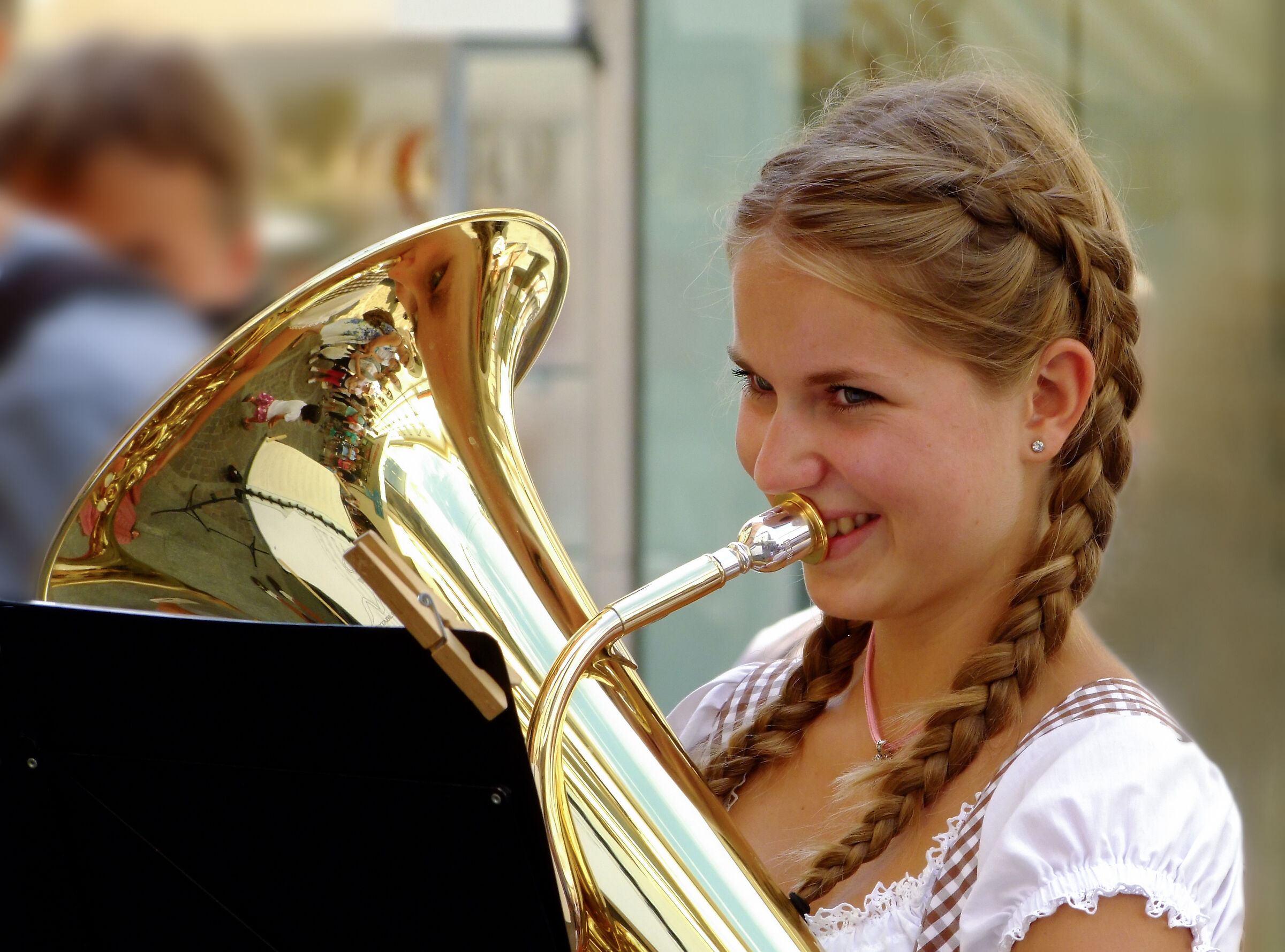 Voglio iniziare l'anno con un sorriso.