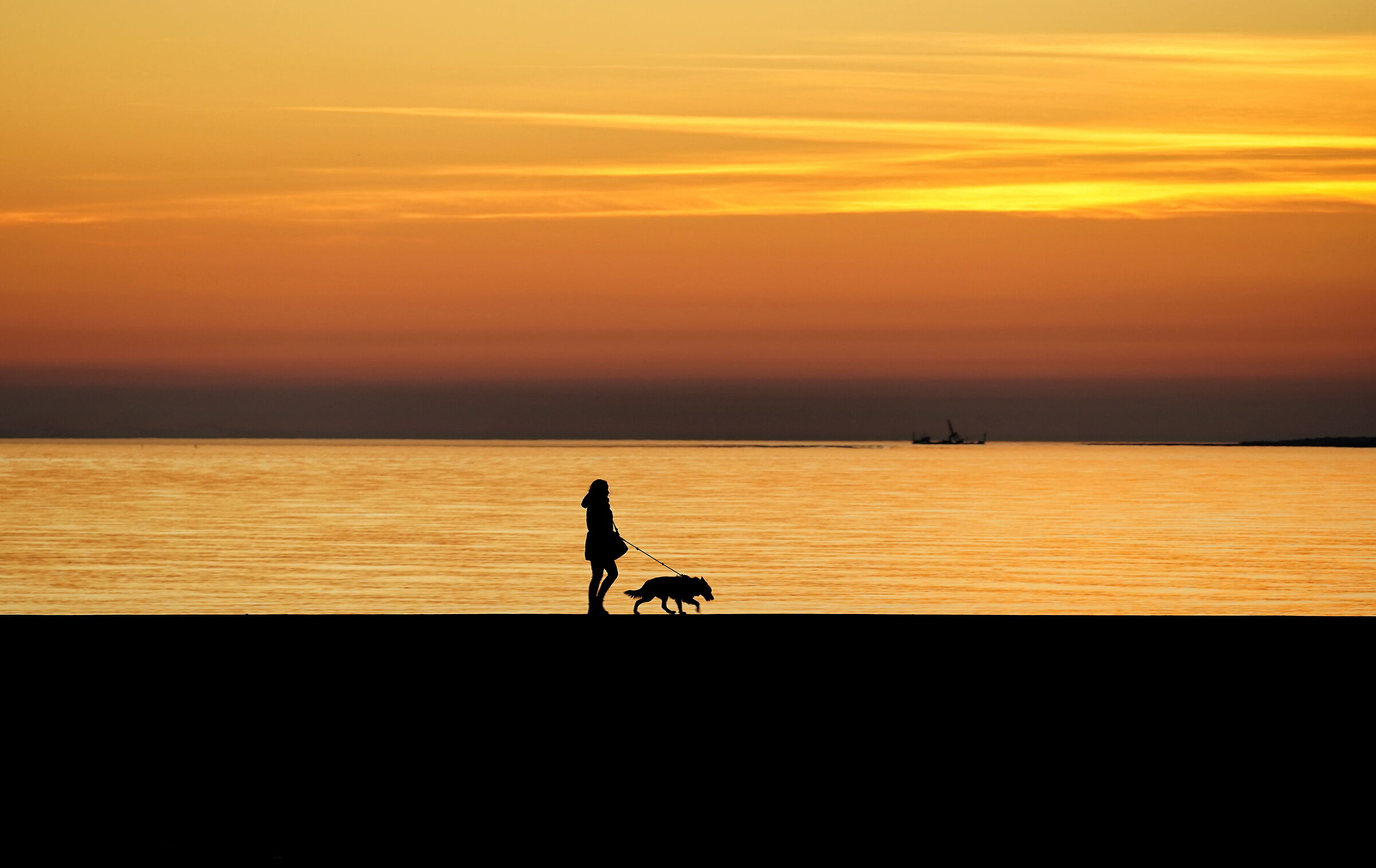 ...Al tramonto...