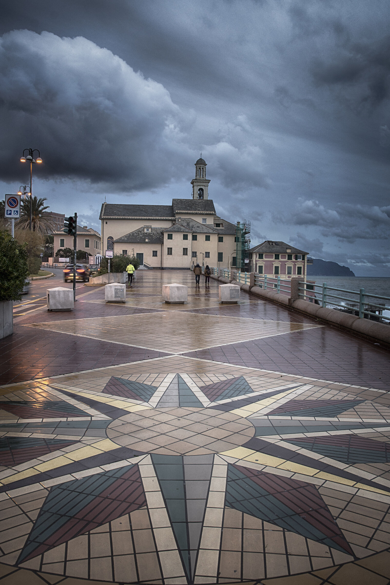 Corso Italia in versione invernale