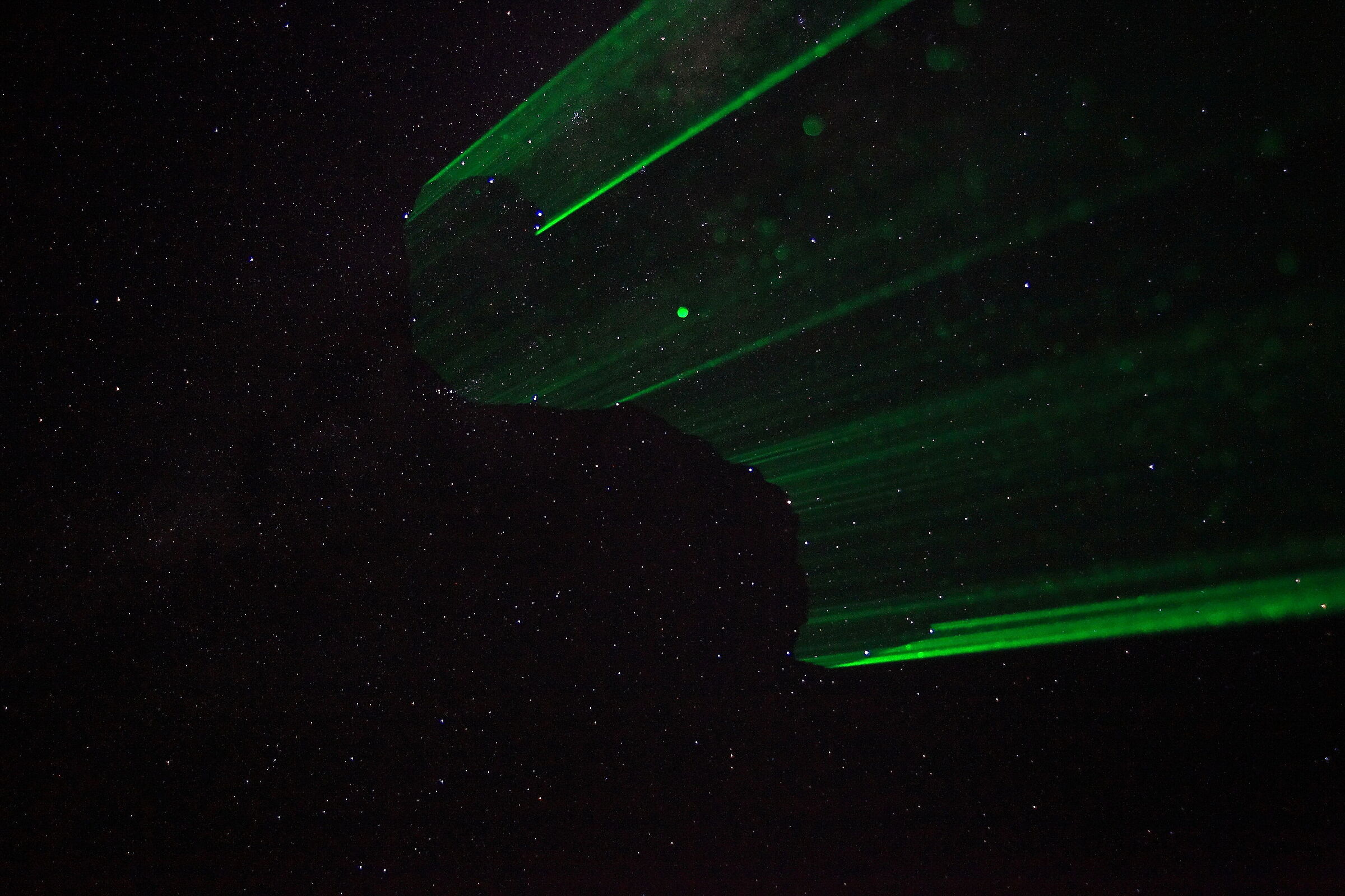 Namibia constellation astronomical laser scorpius