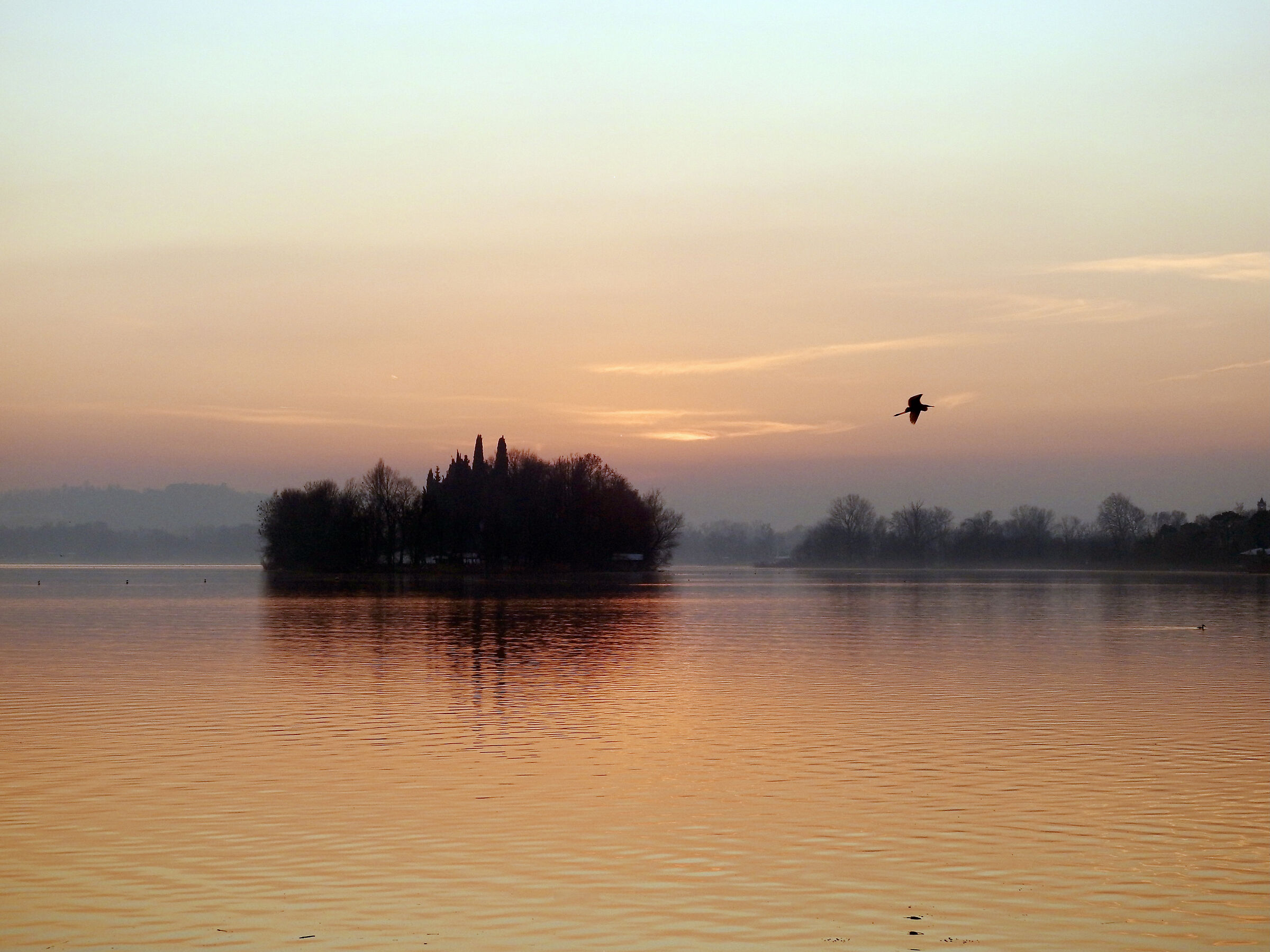 Sunset on Lake Pusiano 30/12/2020