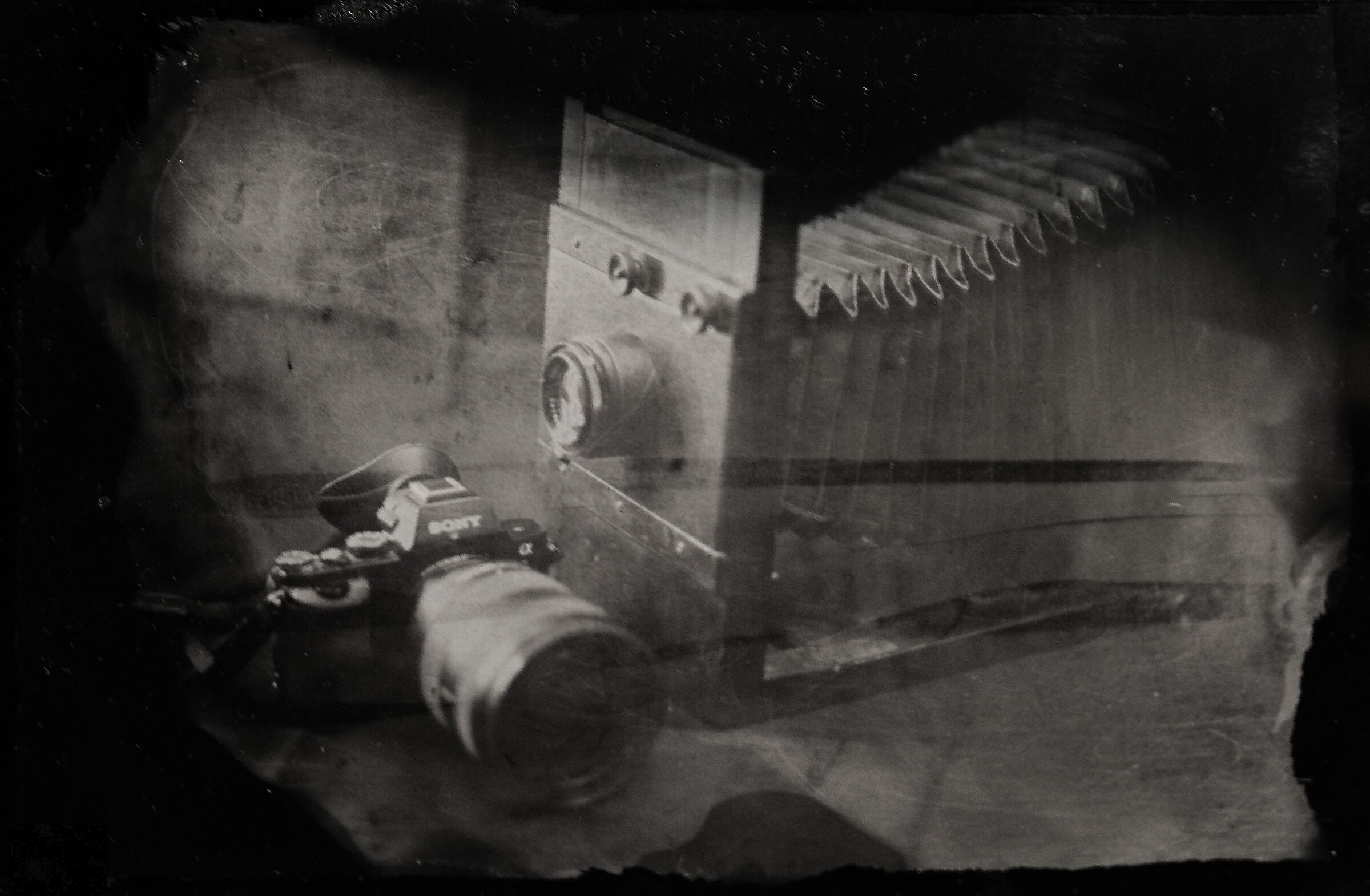 Mirrorless a confronto / Collodio umido su vetro