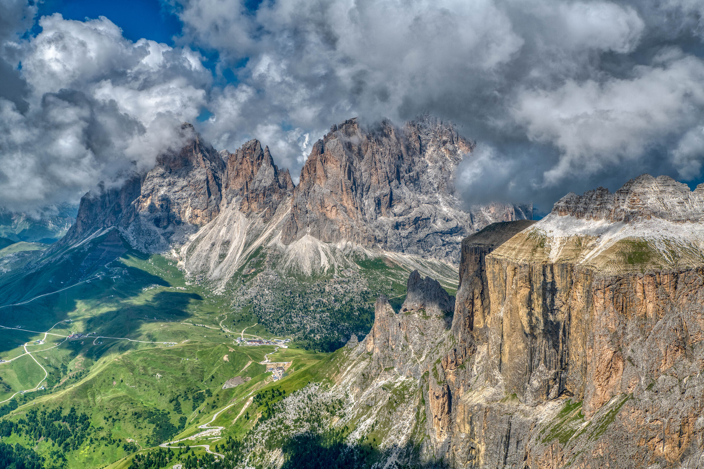 ... from sass pordoi