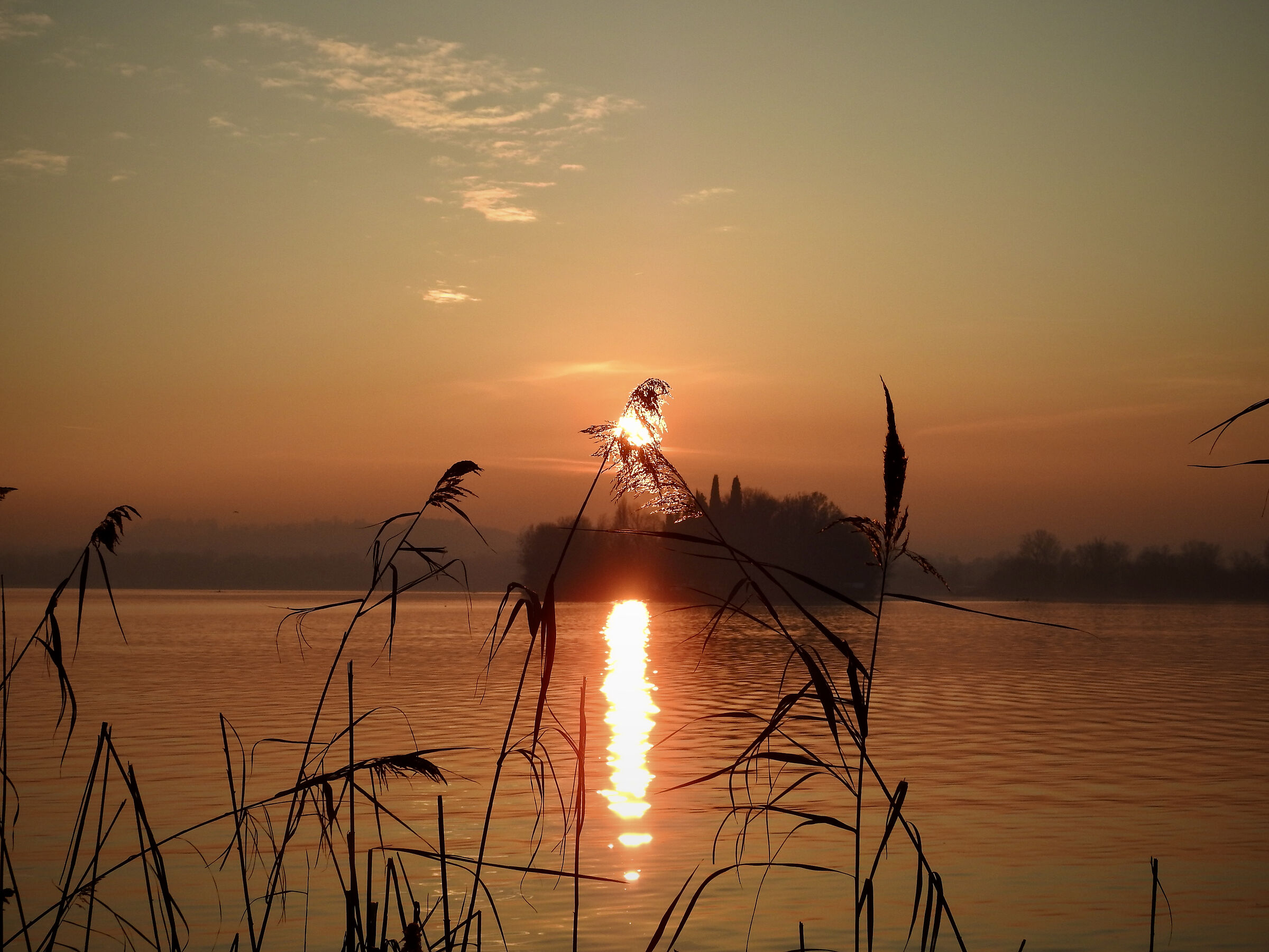 Sunset on Lake Pusiano 30/12/2020