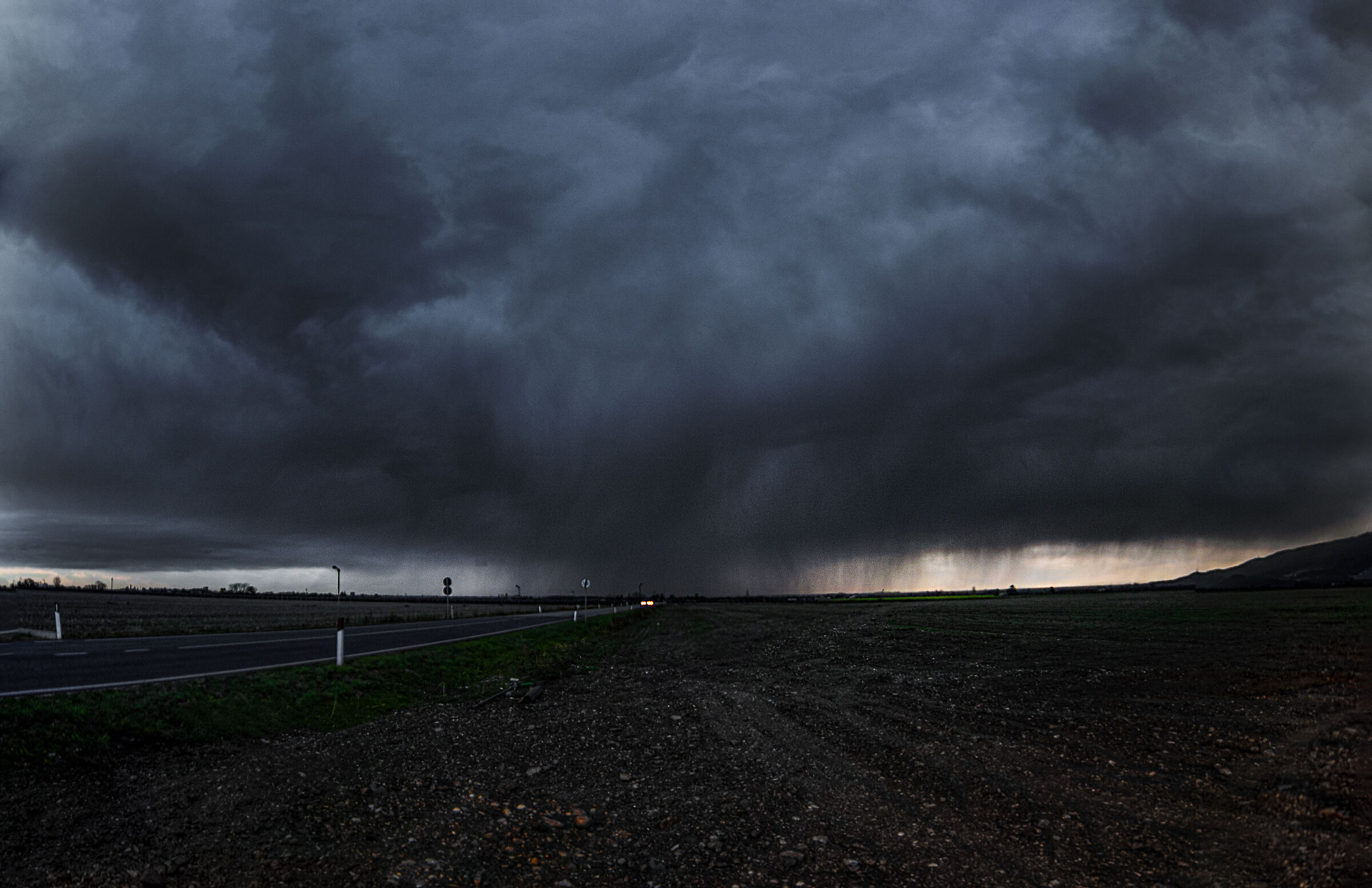 Temporale ad Aviano