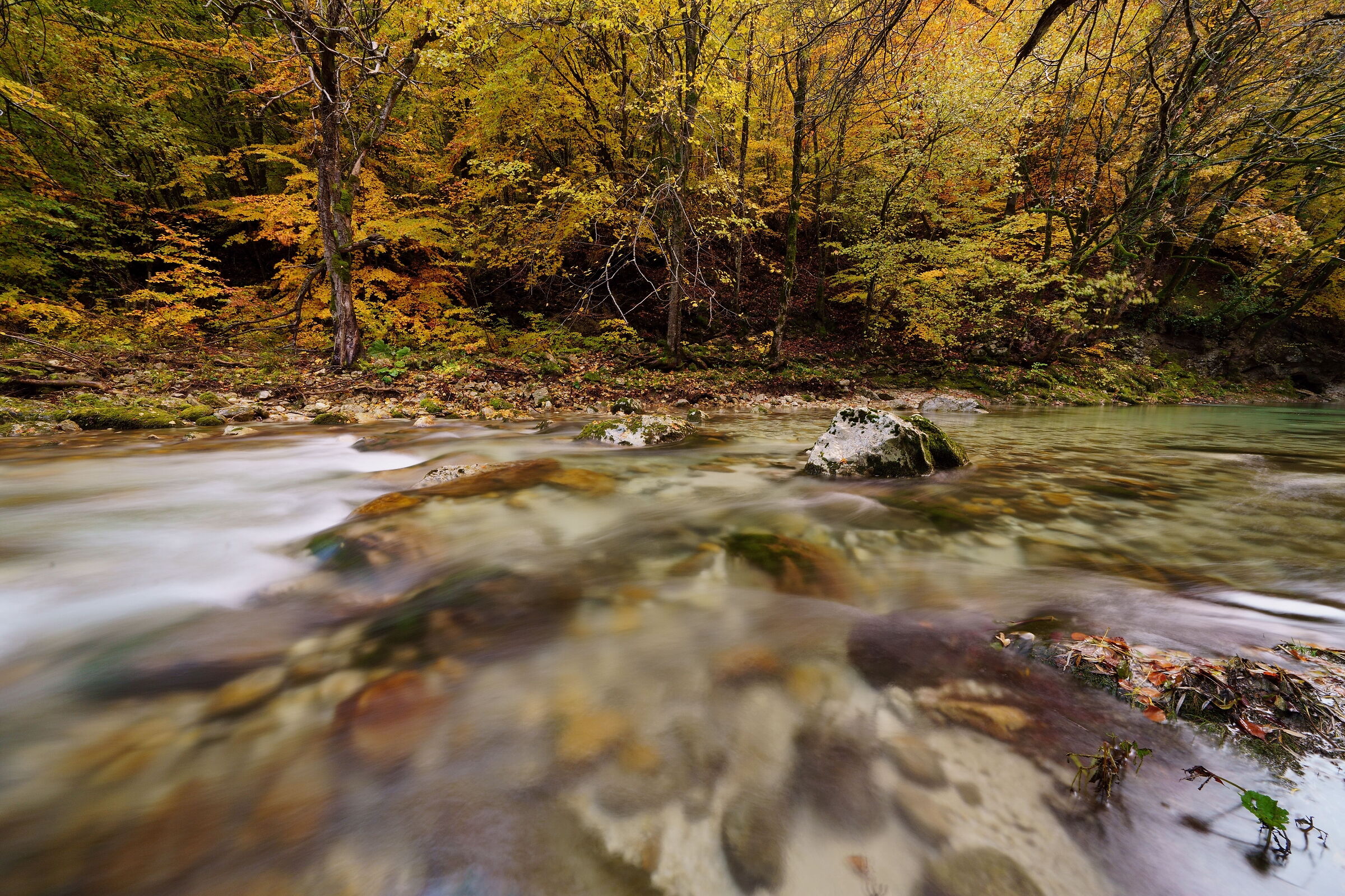 Autumn on the Sangro River